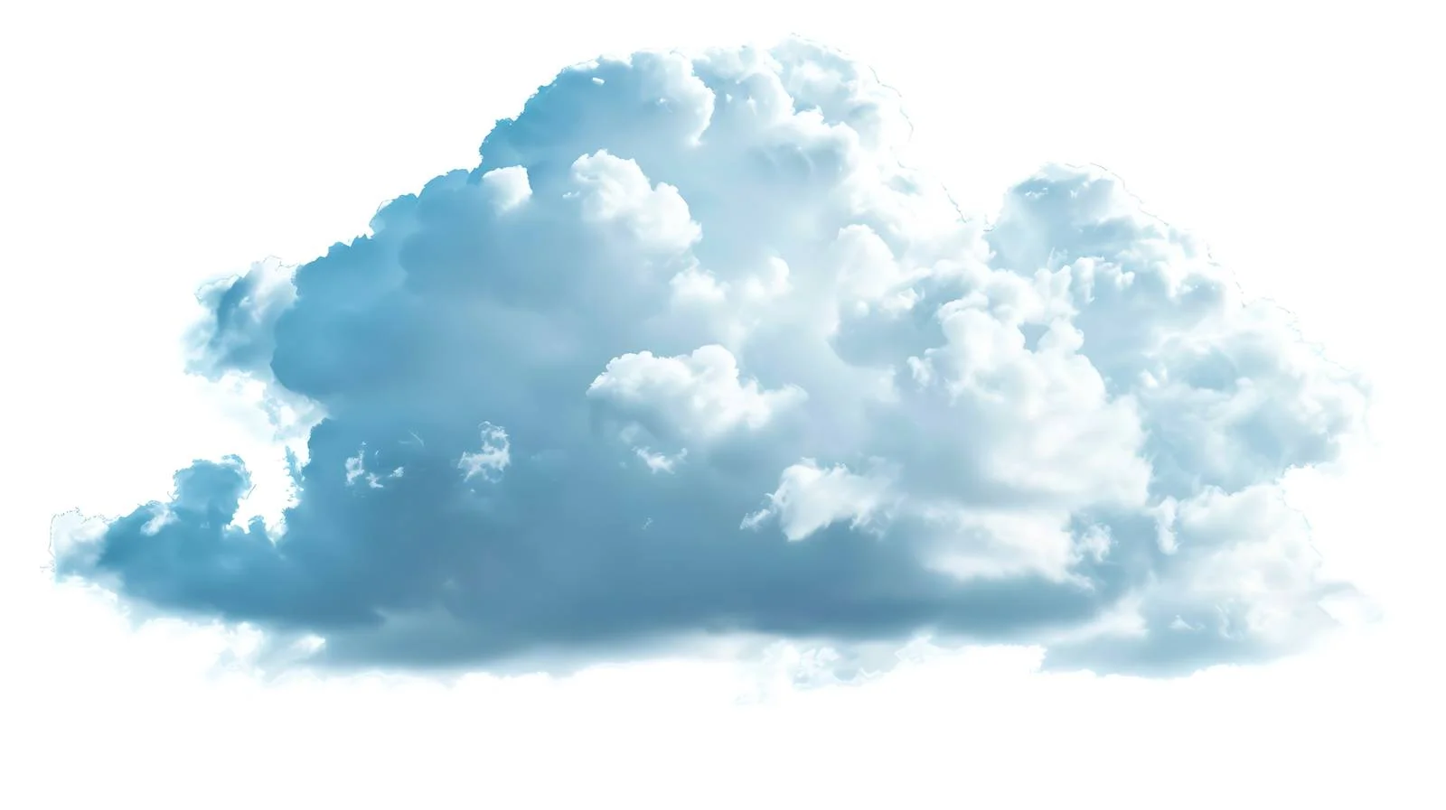 Calm Spring Sky with Isolated Cloud — free download from Dotvec