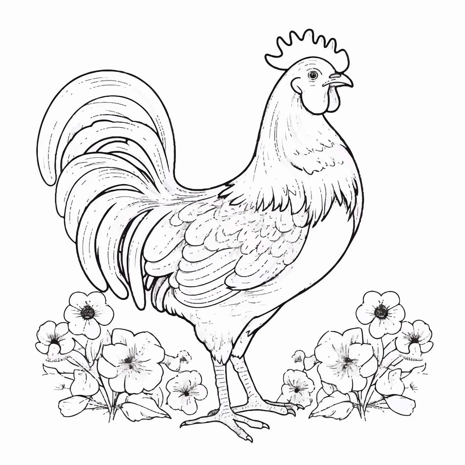 Spring Chicken Cartoon Vector Illustration — free download from Dotvec