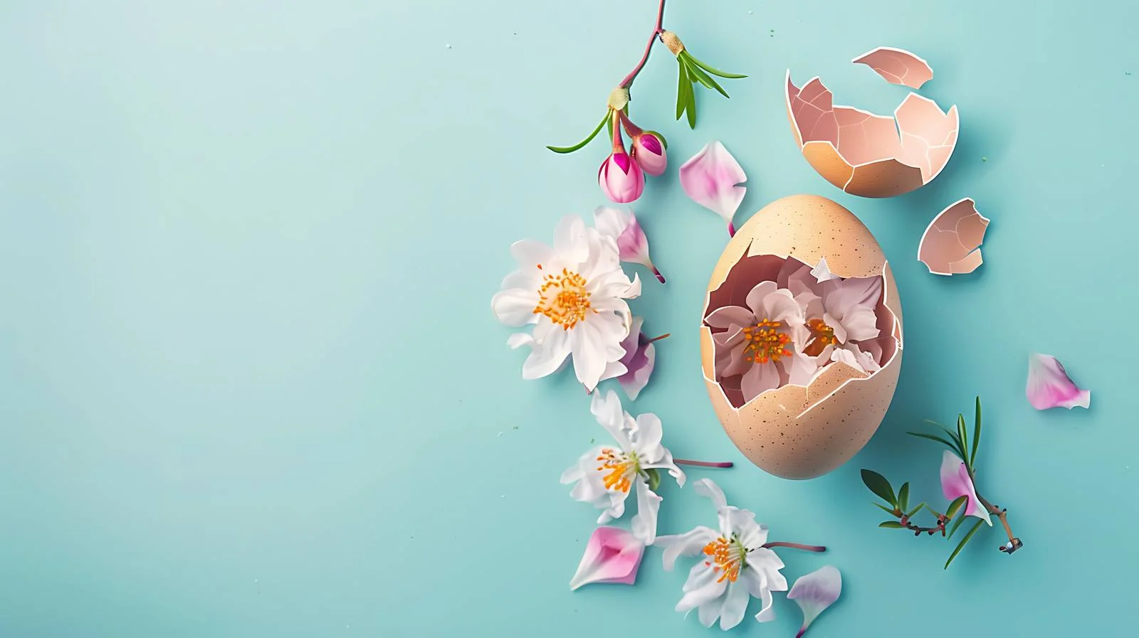 Delicate Spring Floral Arrangement Concept — free download from Dotvec