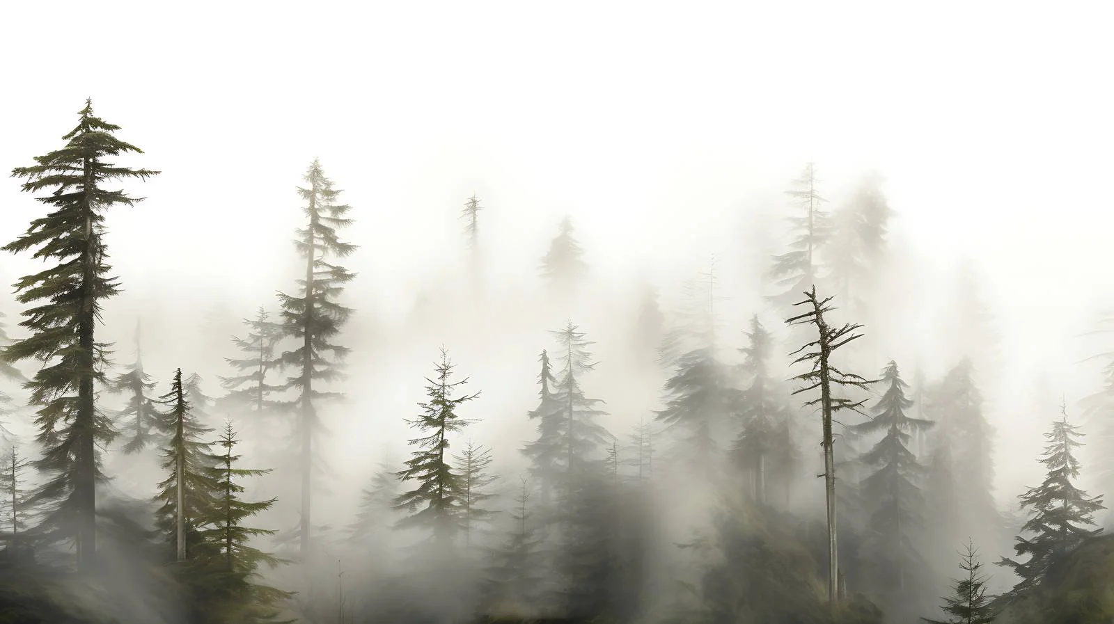 Misty Spring in PNW Forests of Washington — free download from Dotvec