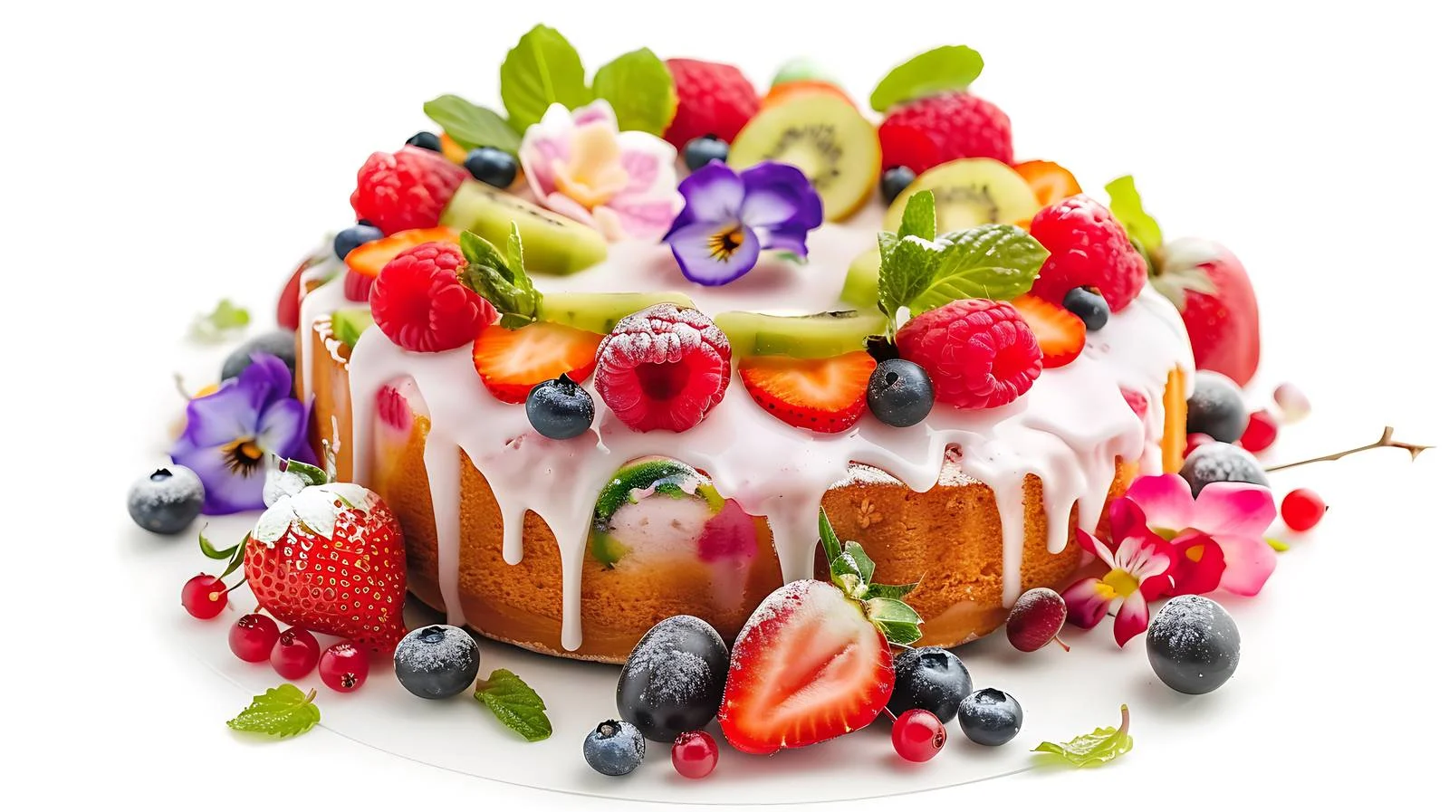 Exquisite Glazed Cake for Spring Celebrations — free download from Dotvec