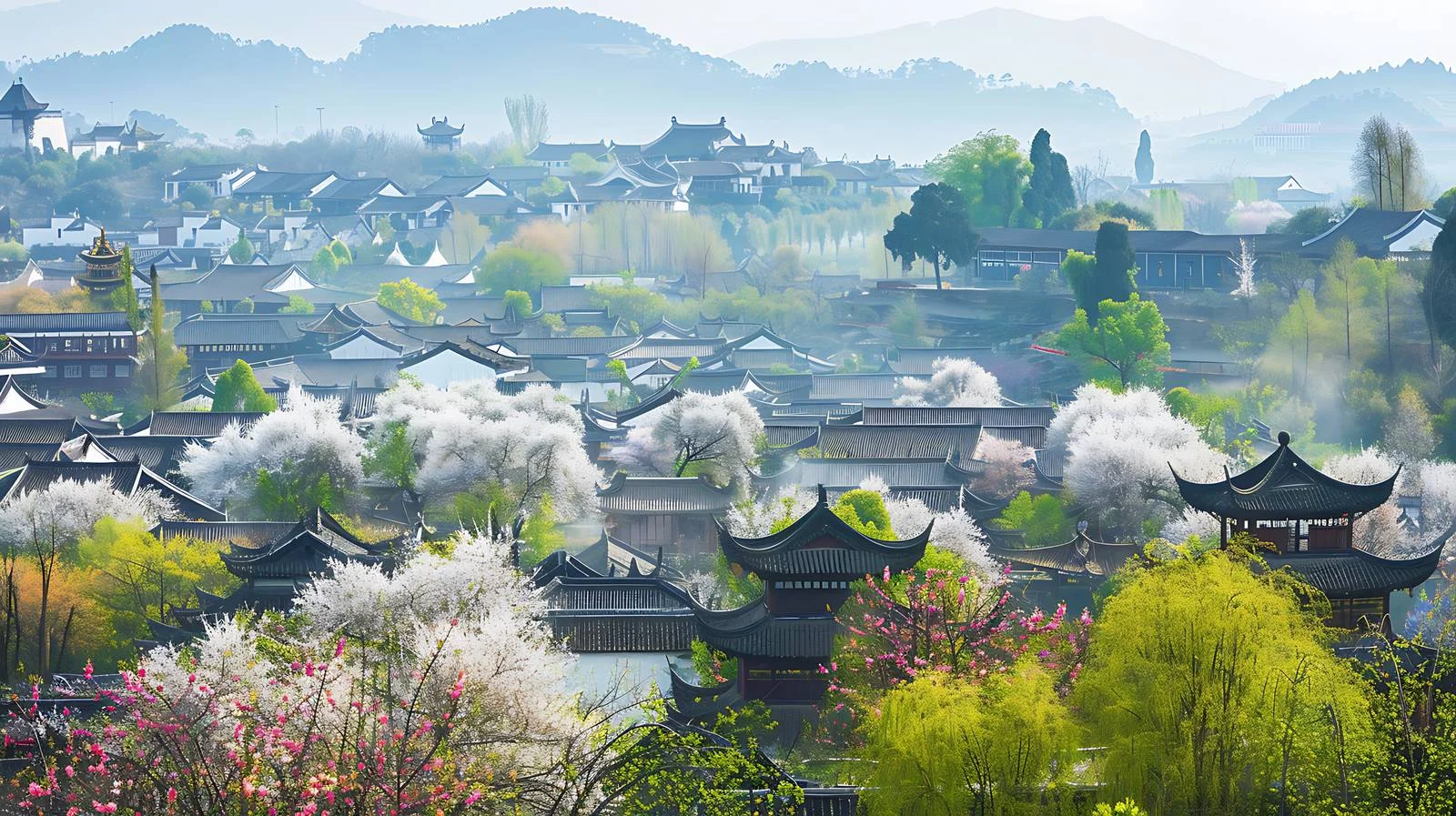Picturesque Spring Views in Nanzheng Hanzhong — free download from Dotvec