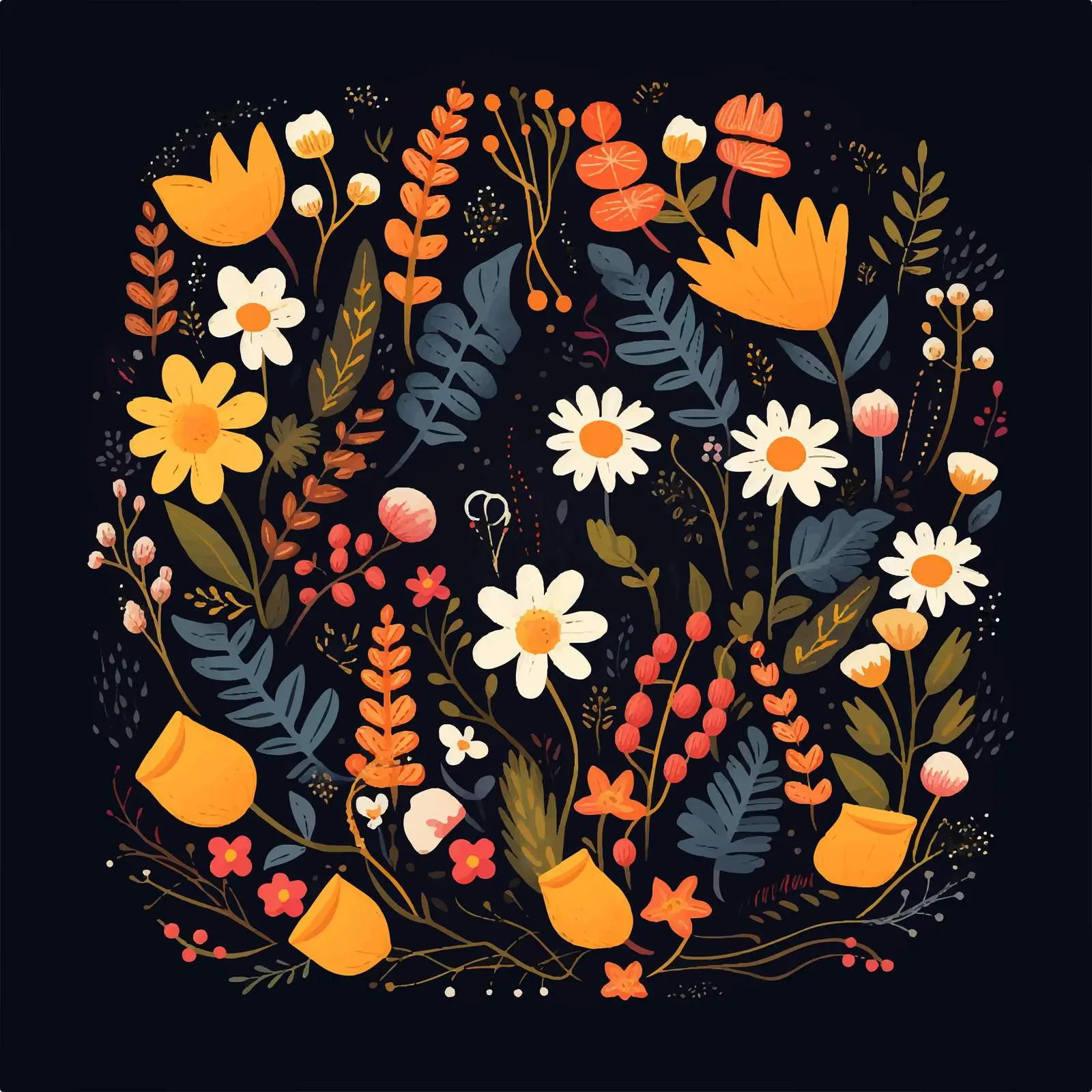 Happy Day Decorative Card Template — free download from Dotvec