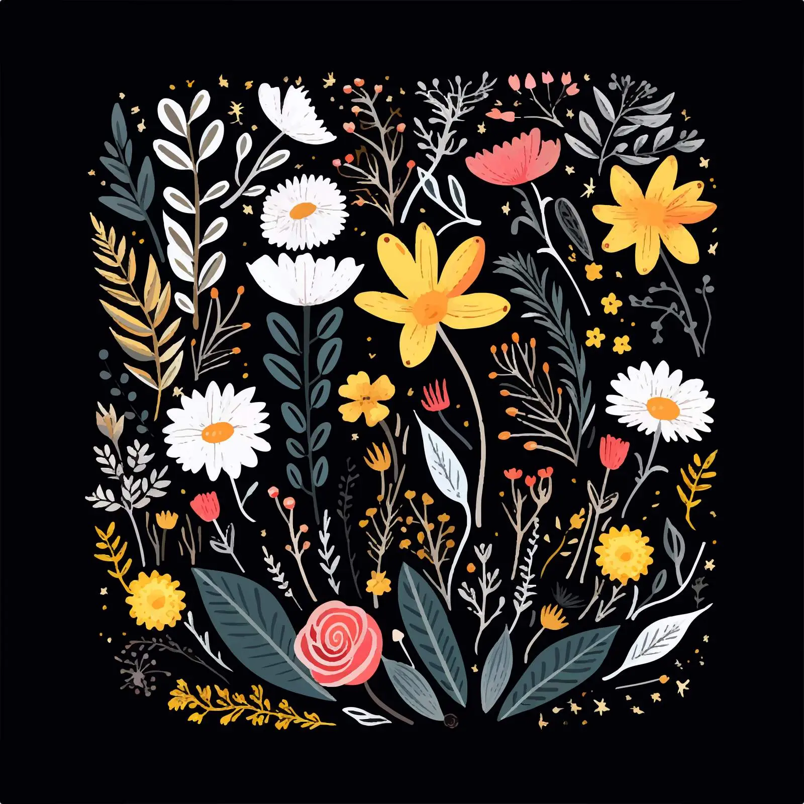 Happy Day Decorative Card Template — free download from Dotvec