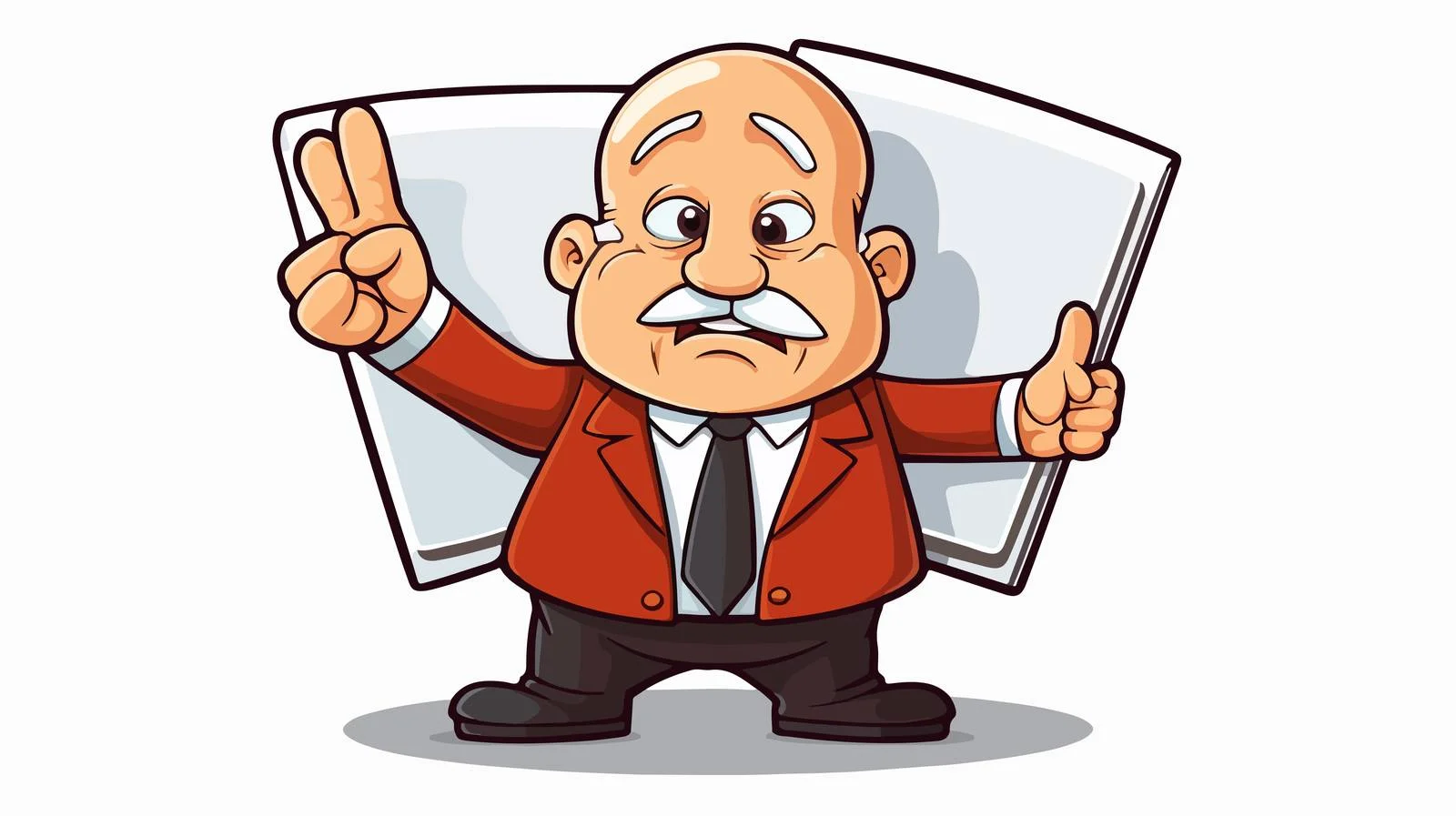 Director Clapper Sticker Cartoon — free download from Dotvec