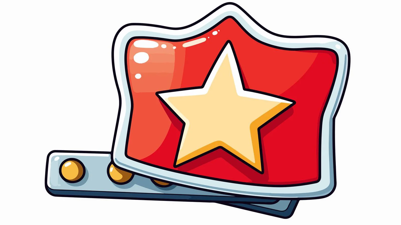 Director Clapper Cartoon Sticker Image — free download from Dotvec
