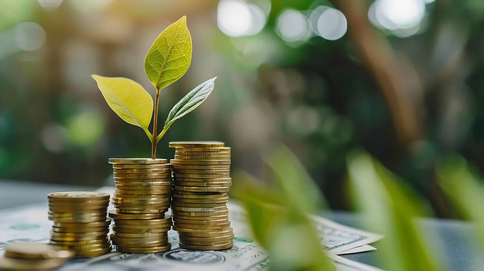 Financial Savings Stack Image — free download from Dotvec