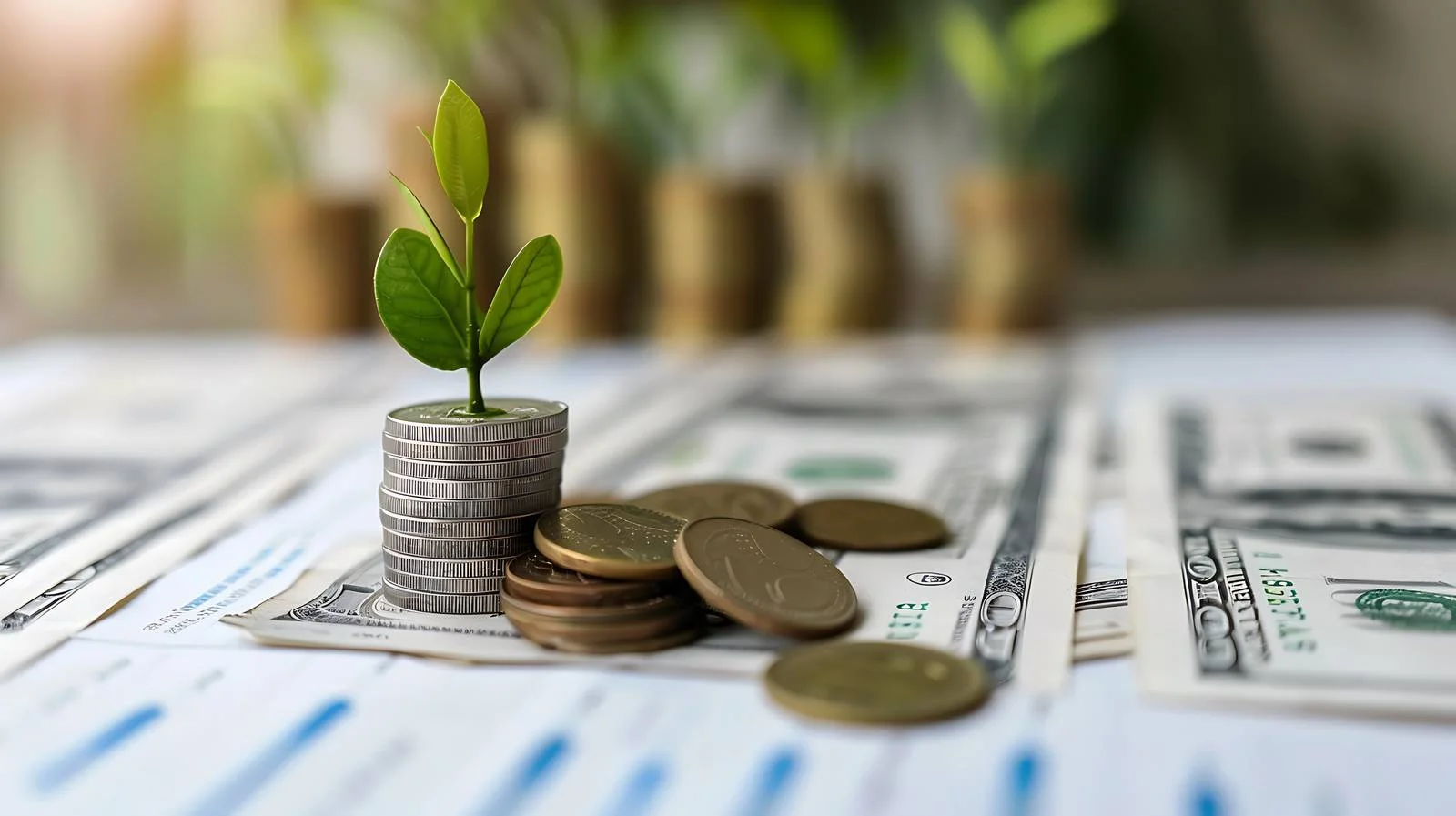 Financial Savings Concept Illustration — free download from Dotvec