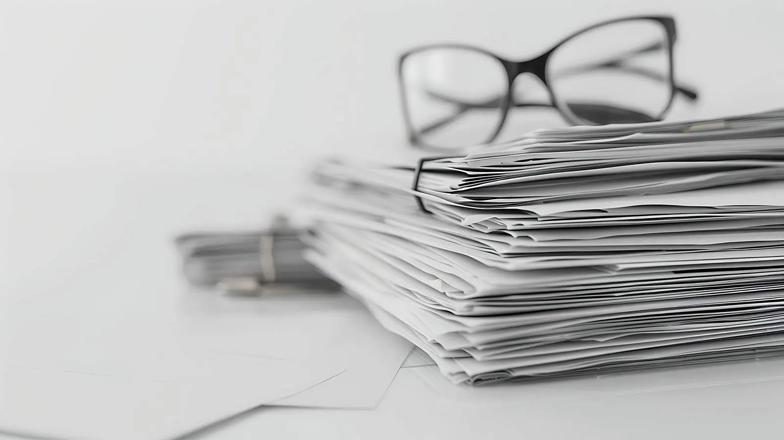 Papers and Glasses on a Table — free download from Dotvec