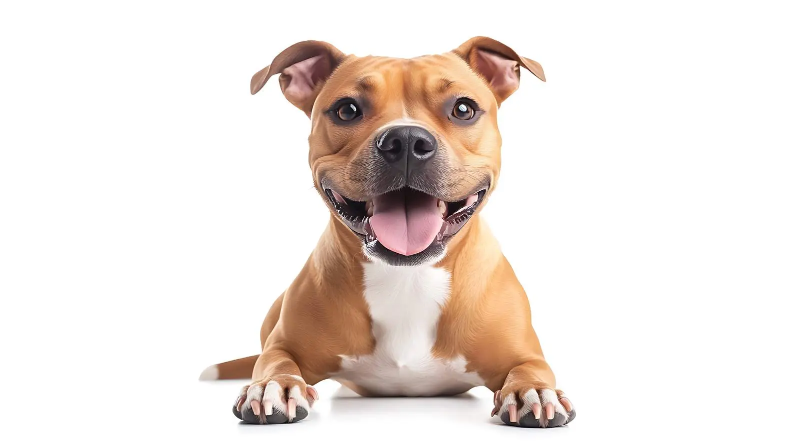 Staffordshire Terrier at Vet Reception — free download from Dotvec