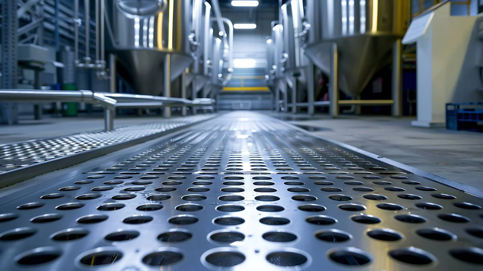 Modern Beer Factory Stainless Steel Floor Drain — free download from Dotvec