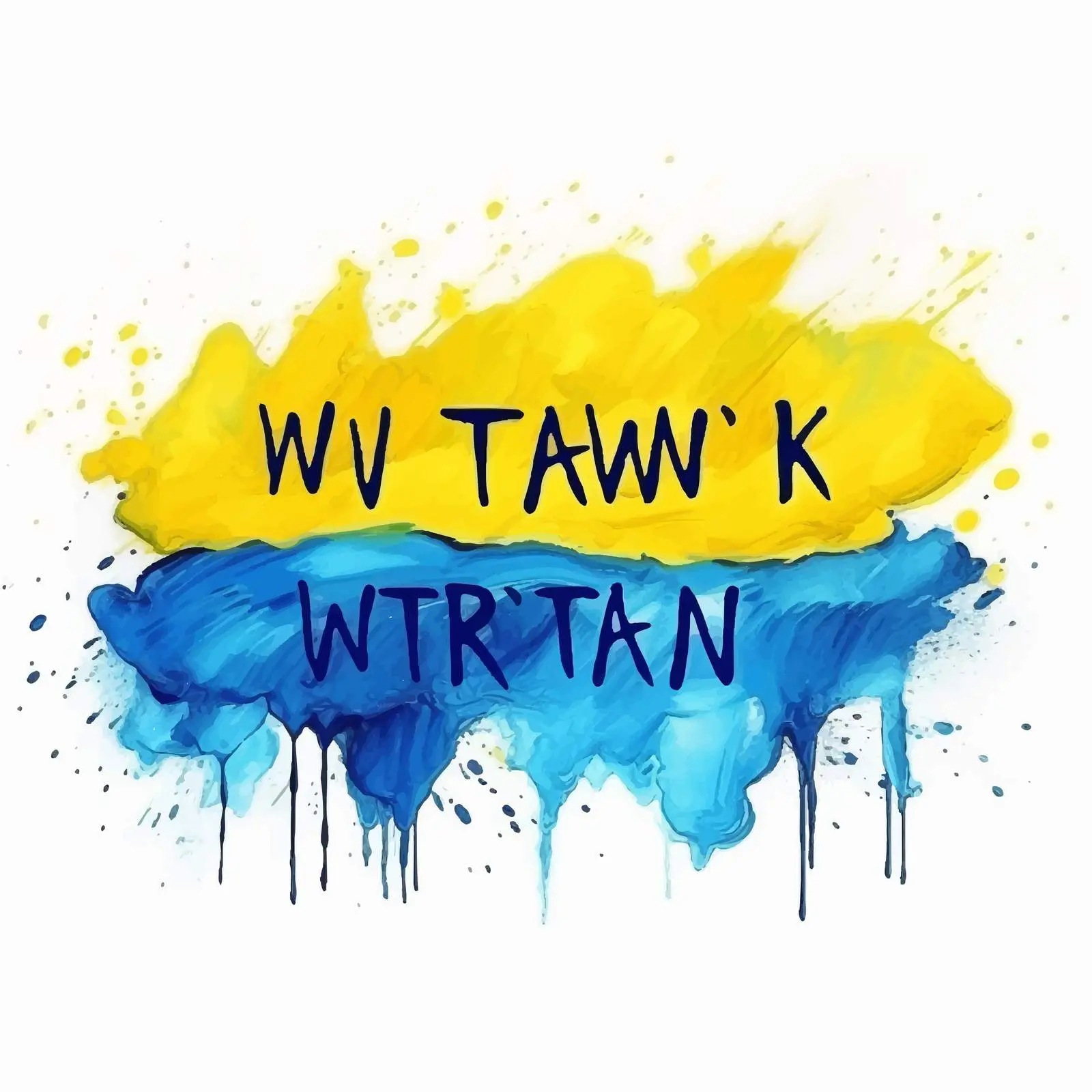 Support Ukraine Handwritten Quote Vector Art — free download from Dotvec