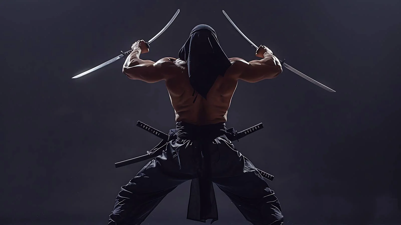 Silhouette of Male Combat Form Sculpture — free download from Dotvec