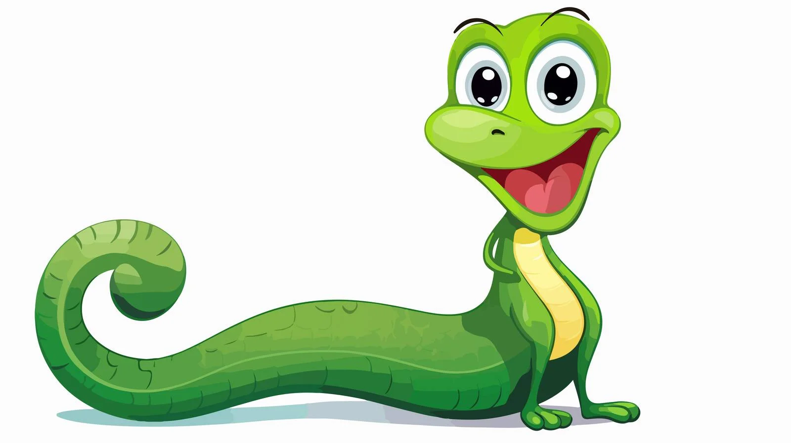 Cute Snake Speech Bubble Cartoon Illustration — free download from Dotvec