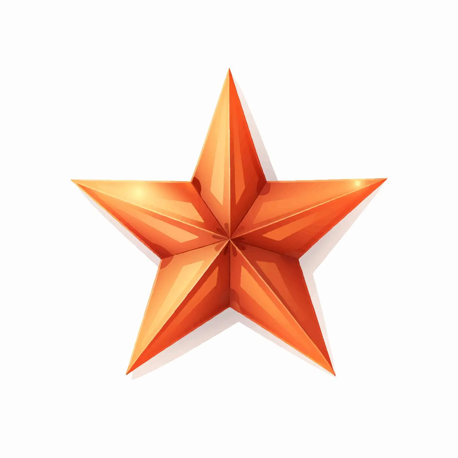 Star Line Vector Illustration on White Background — free download from Dotvec
