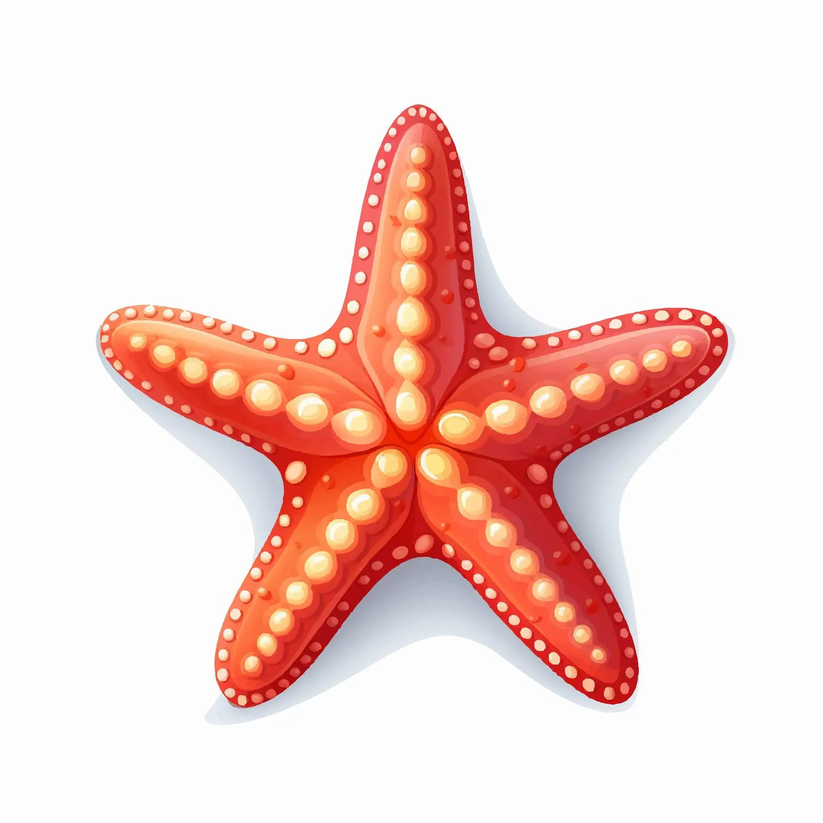 Cartoon Starfish Vector Illustration — free download from Dotvec