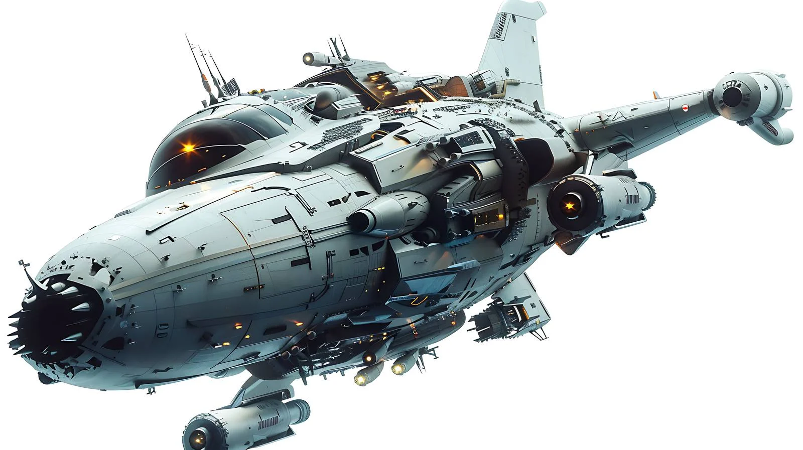 Starship in Low Earth Orbit — free download from Dotvec