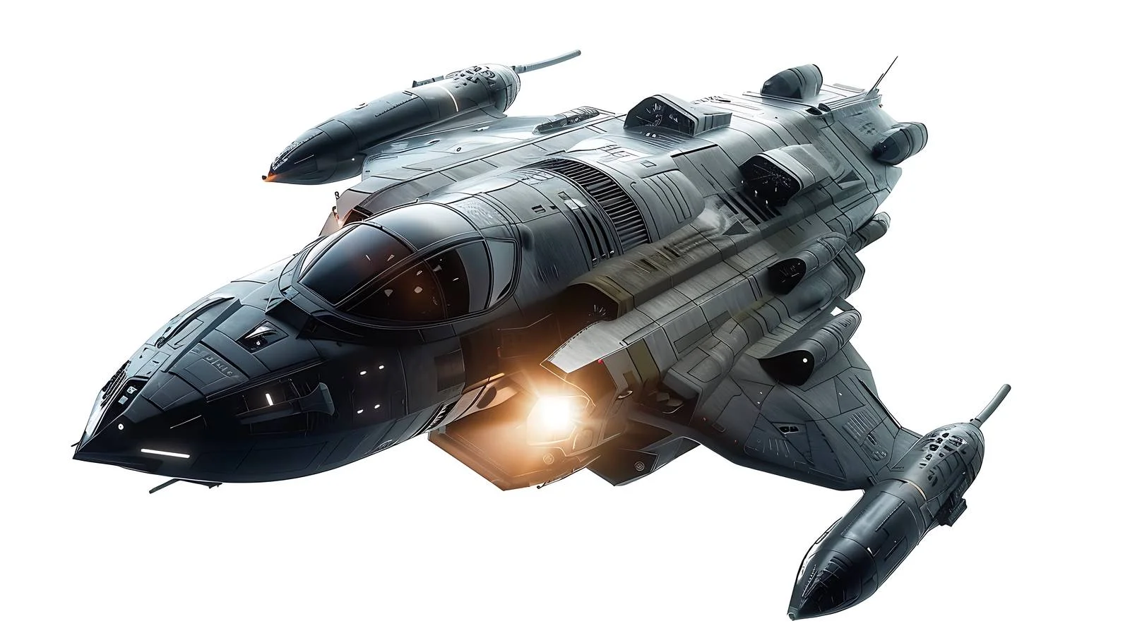 Starship in Low-Earth Orbit — free download from Dotvec