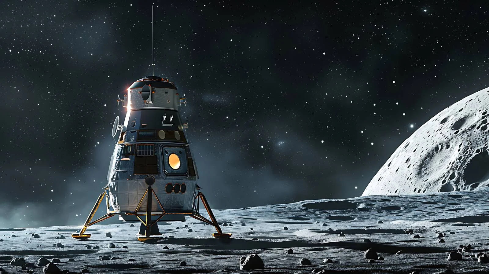 Lunar Starship Exploration — free download from Dotvec