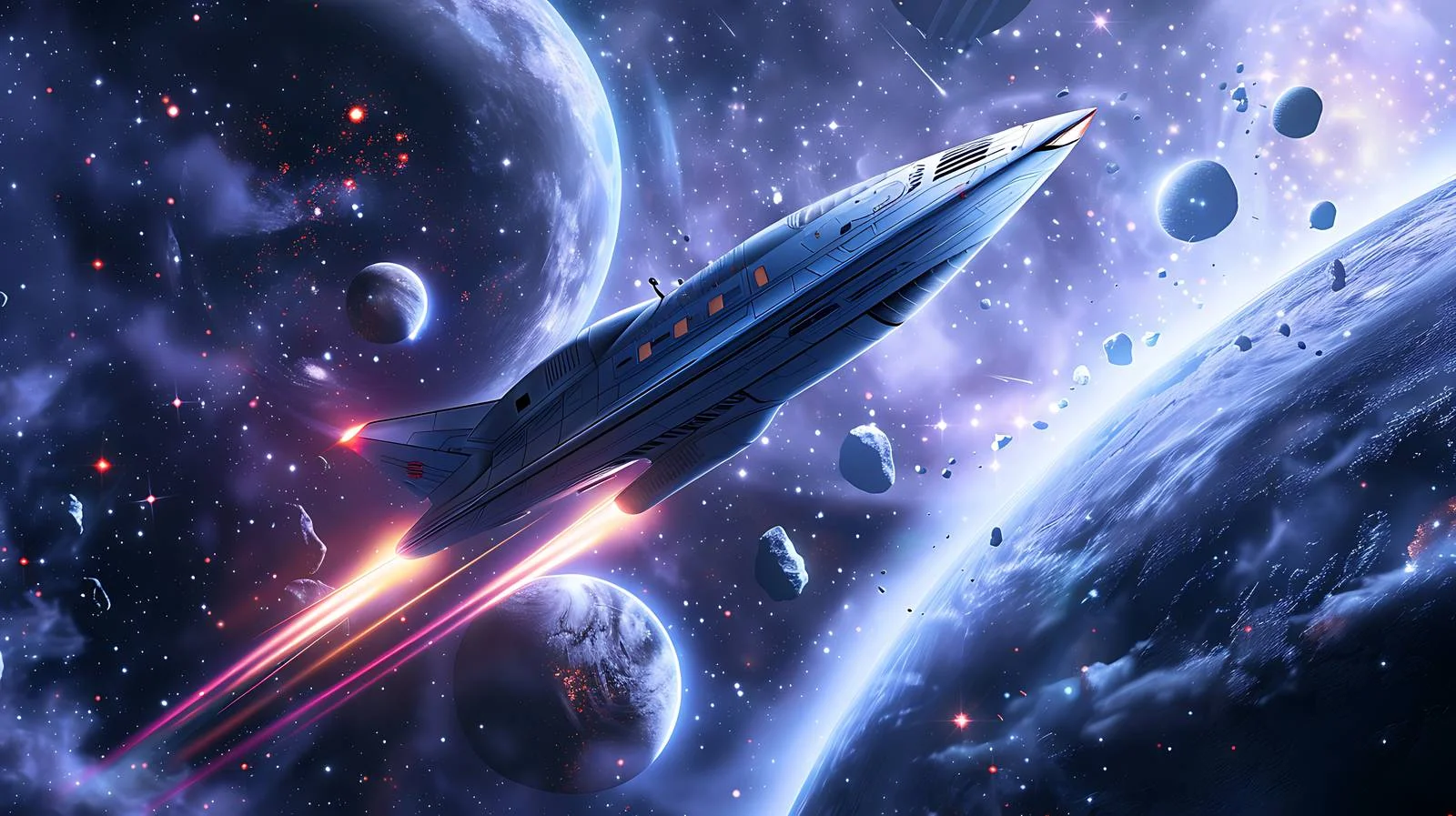 Starship Launch Mission Background — free download from Dotvec