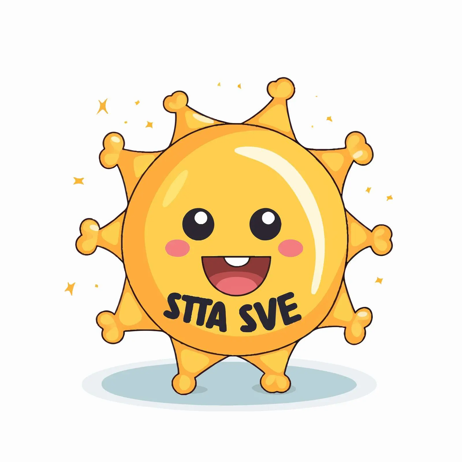 Stay Covid Safe Cartoon Style Design — free download from Dotvec