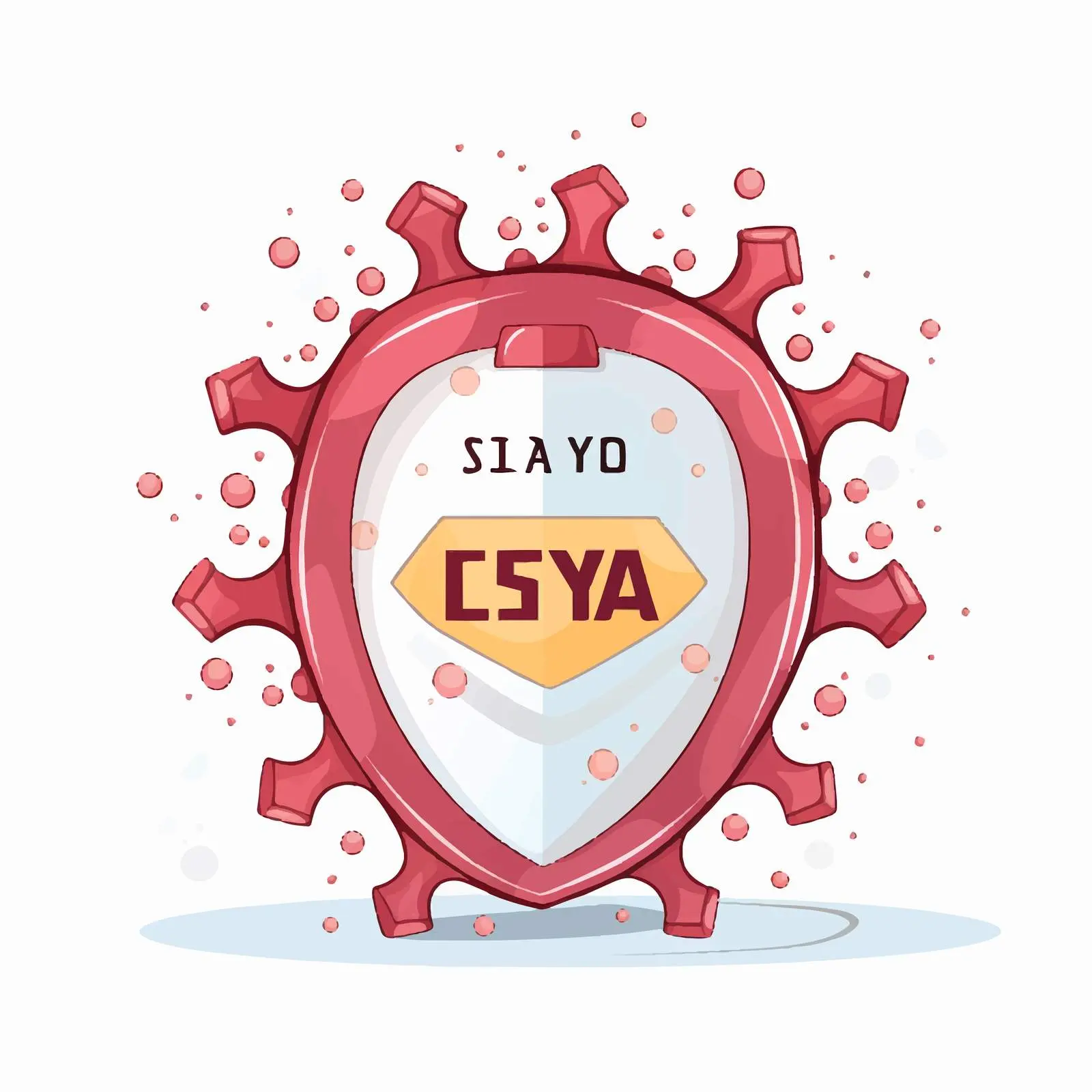 Stay Covid Safe Cartoon Style Illustration – free health communication image from Dotvec