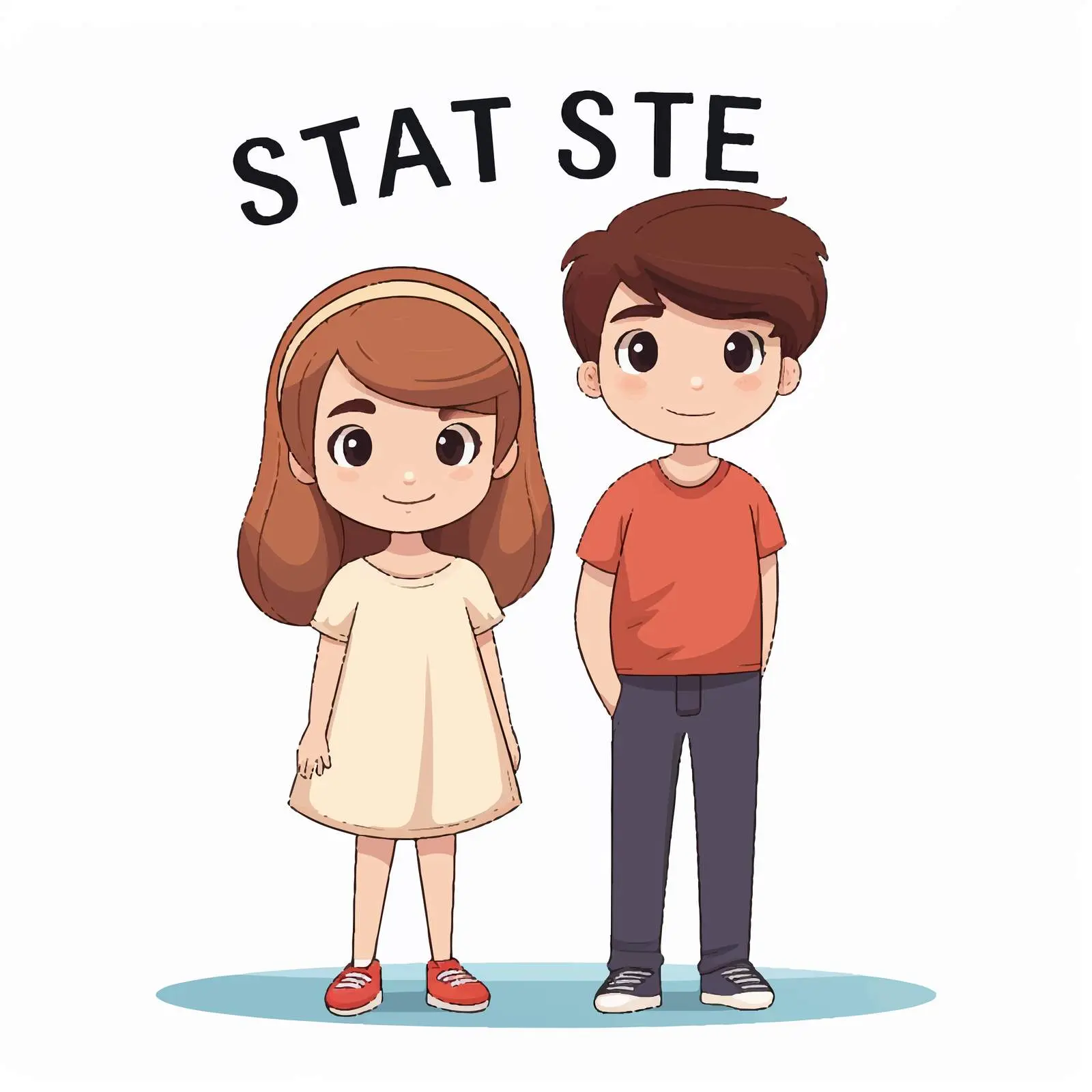 Stay Safe Cartoon Style with Kids — free download from Dotvec