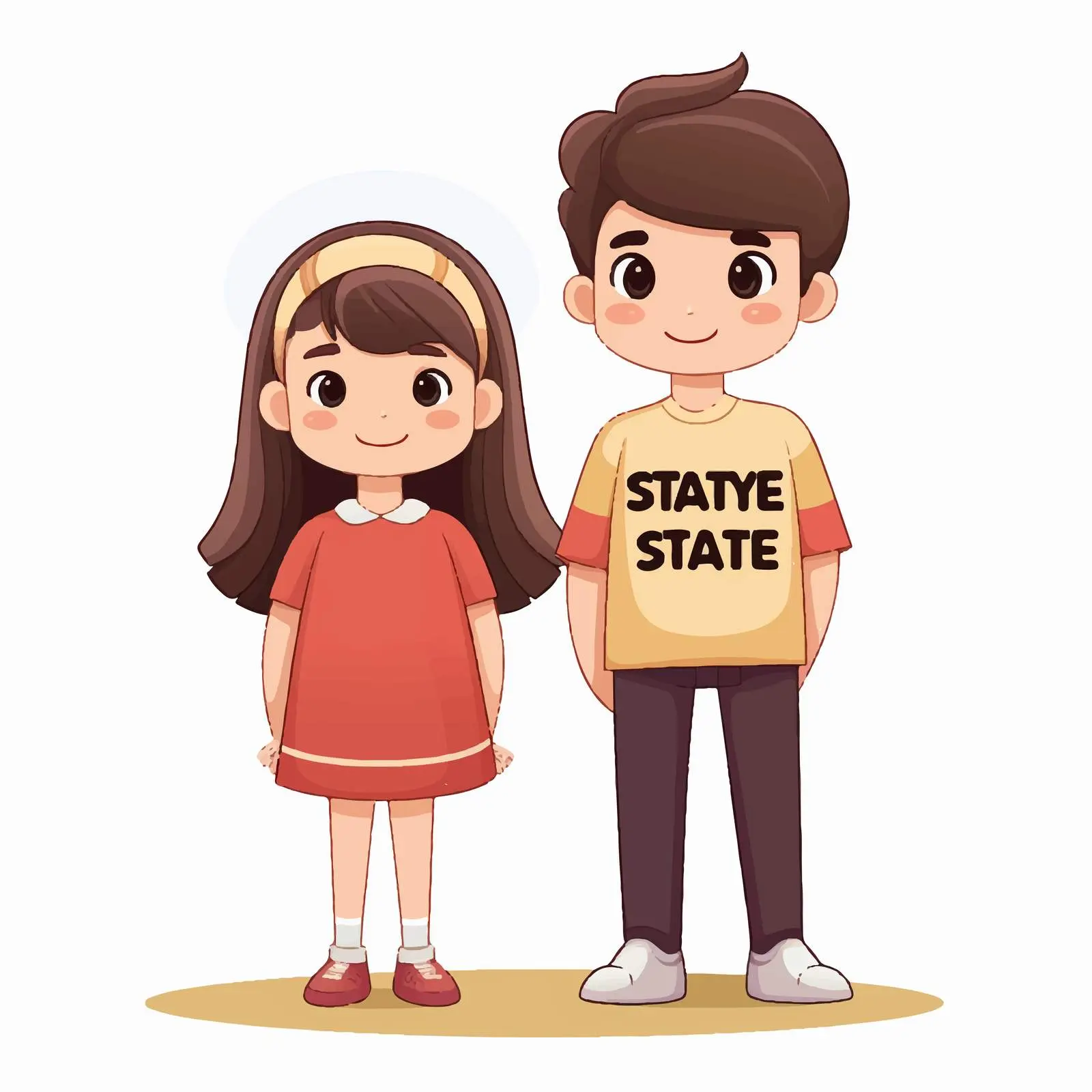 Stay Safe Cartoon Style with Kids – free stay safe image from Dotvec