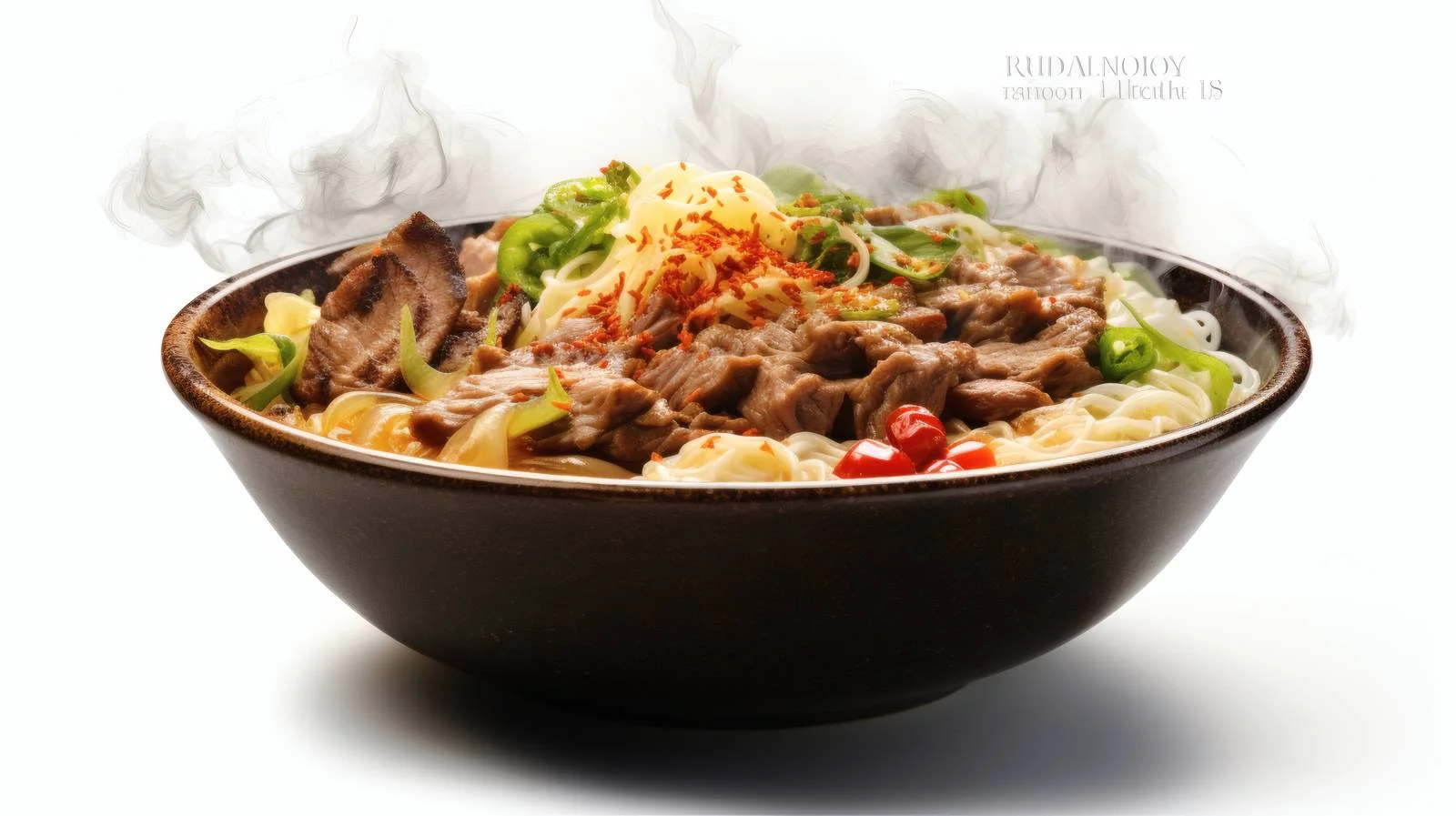 Savory Beef Ramen Noodle Soup — free download from Dotvec