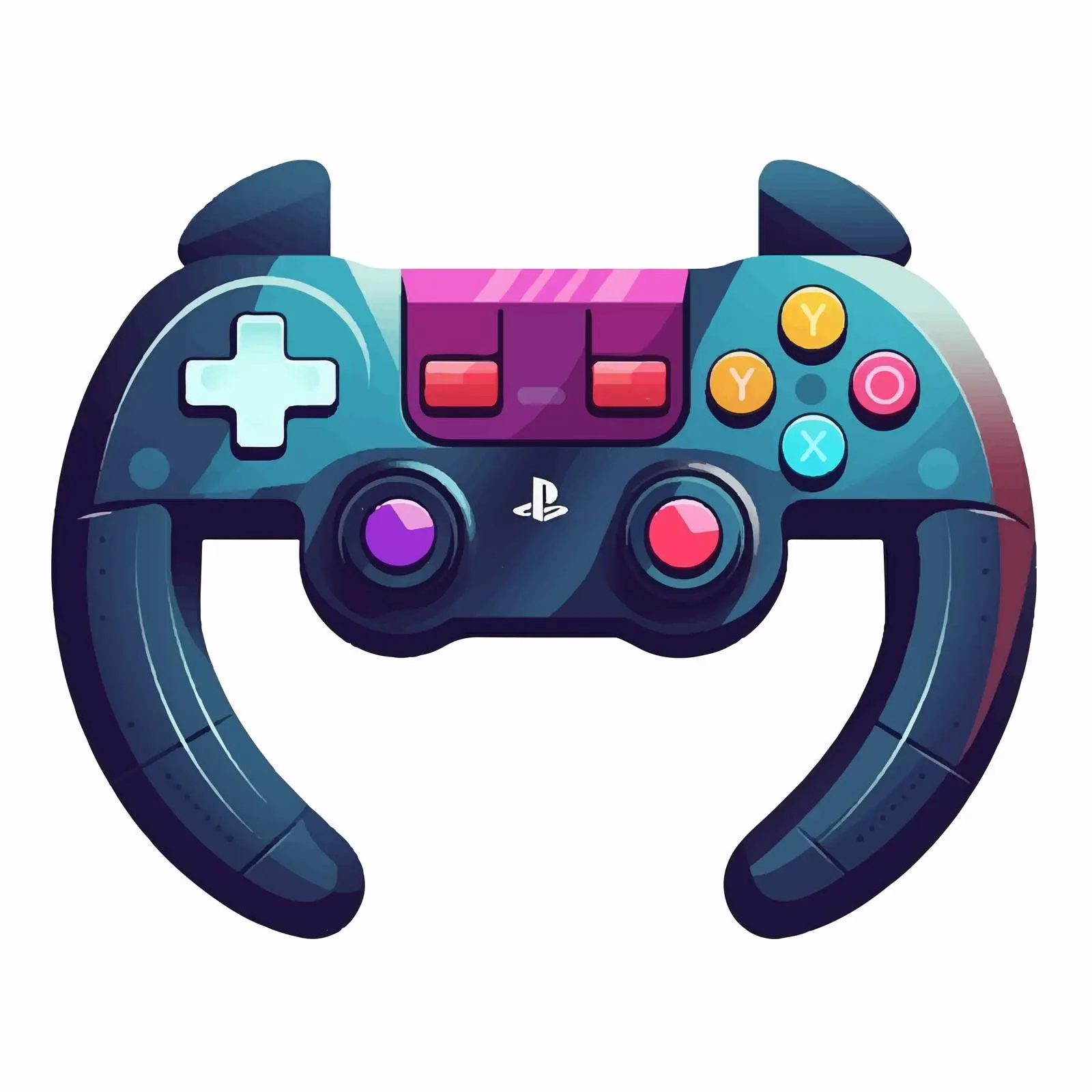 Steering Wheel Joystick for Racing Video Games — free download from Dotvec