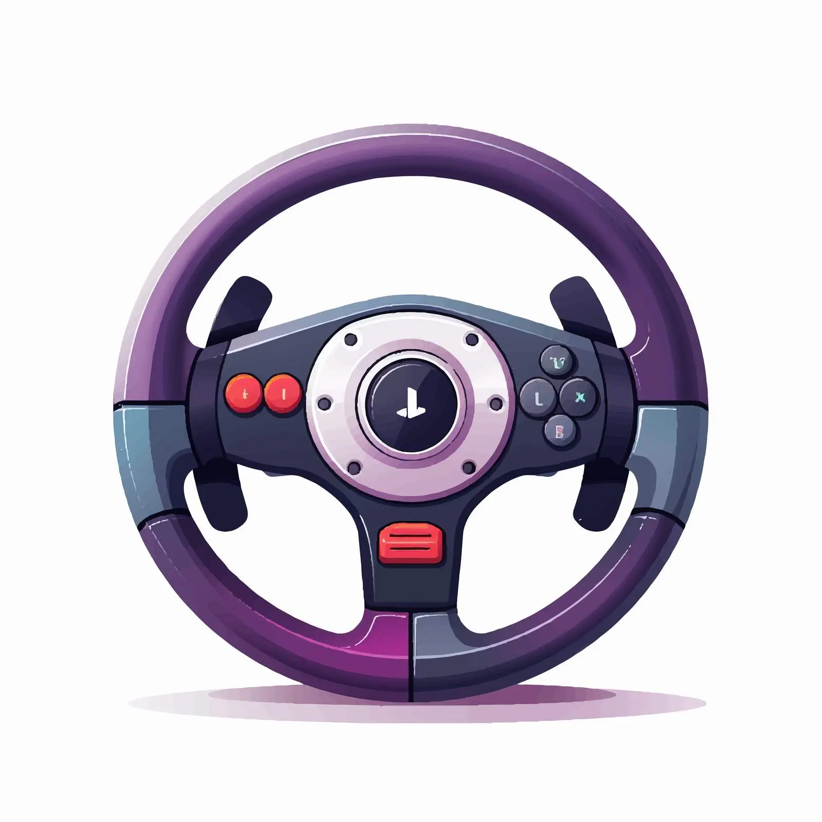 Steering Wheel and Joystick for Car Racing Games – free multiplayer image from Dotvec