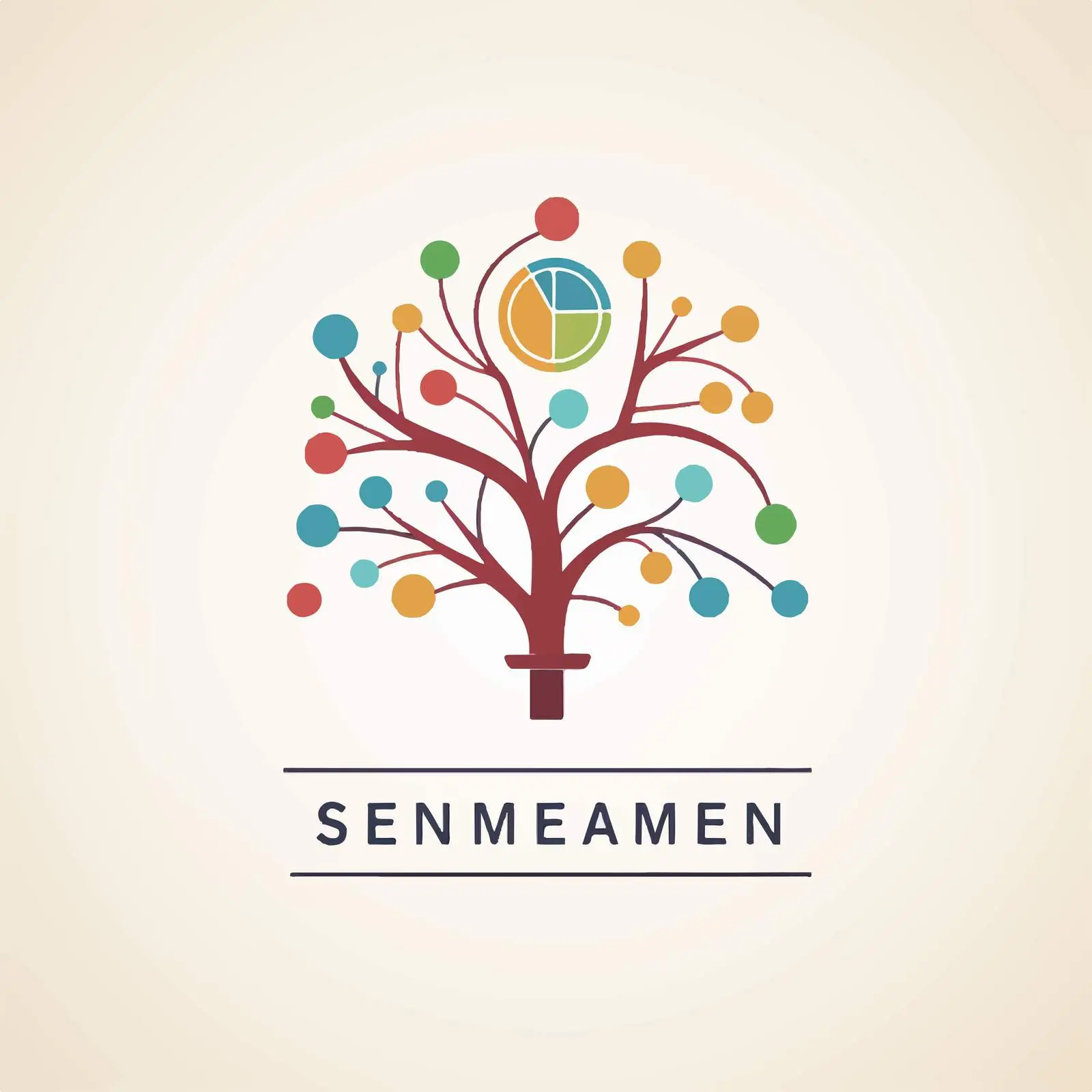 STEM Education Logo with Ornament Elements — free download from Dotvec