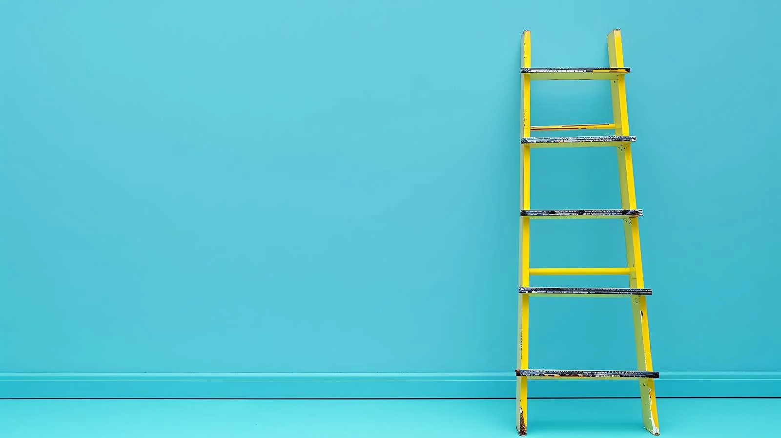 Progress Stepladder on Blue Background — free download from Dotvec