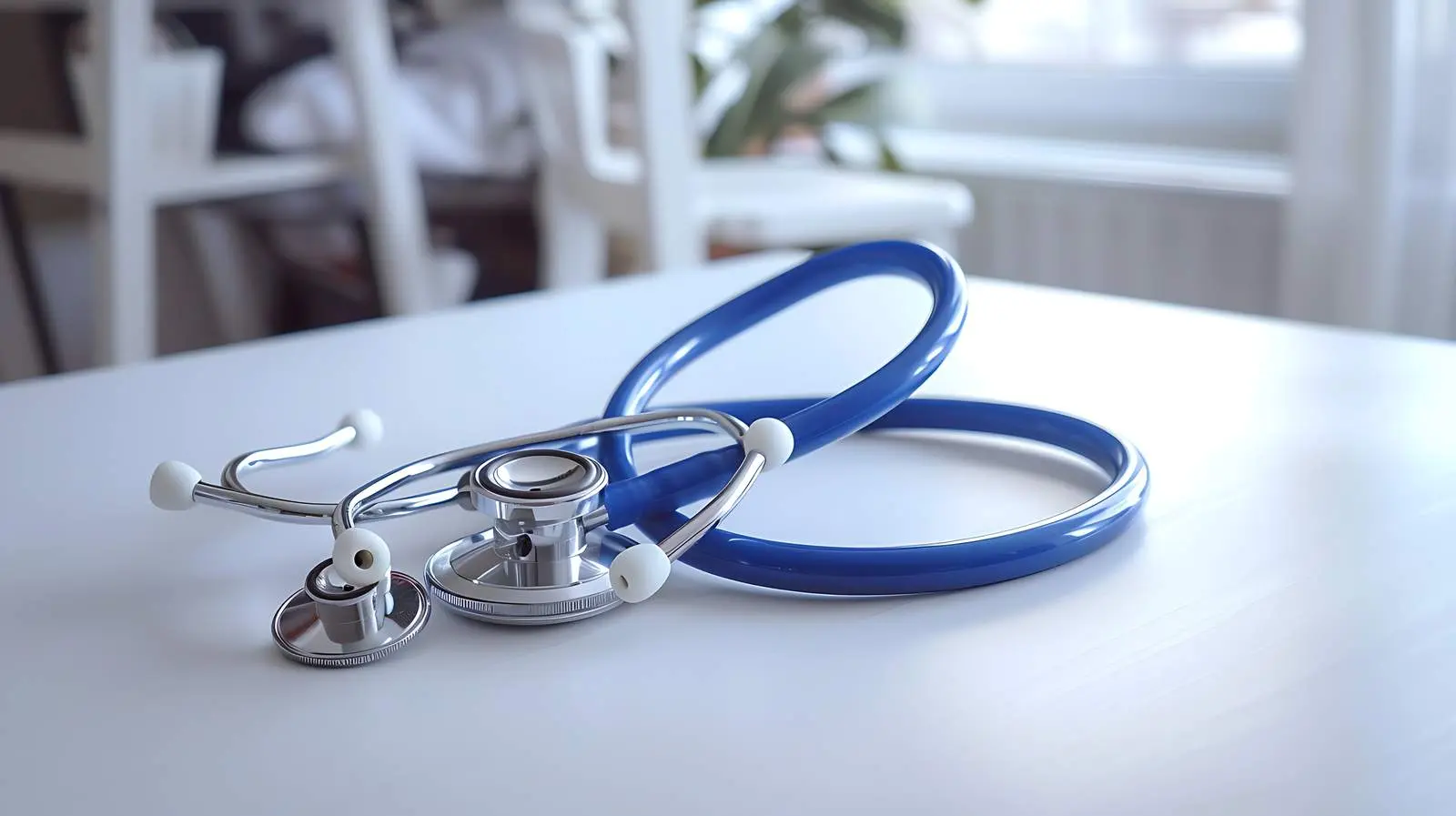 Stethoscope and Medical Uniform on Table – free health and wellness image from Dotvec
