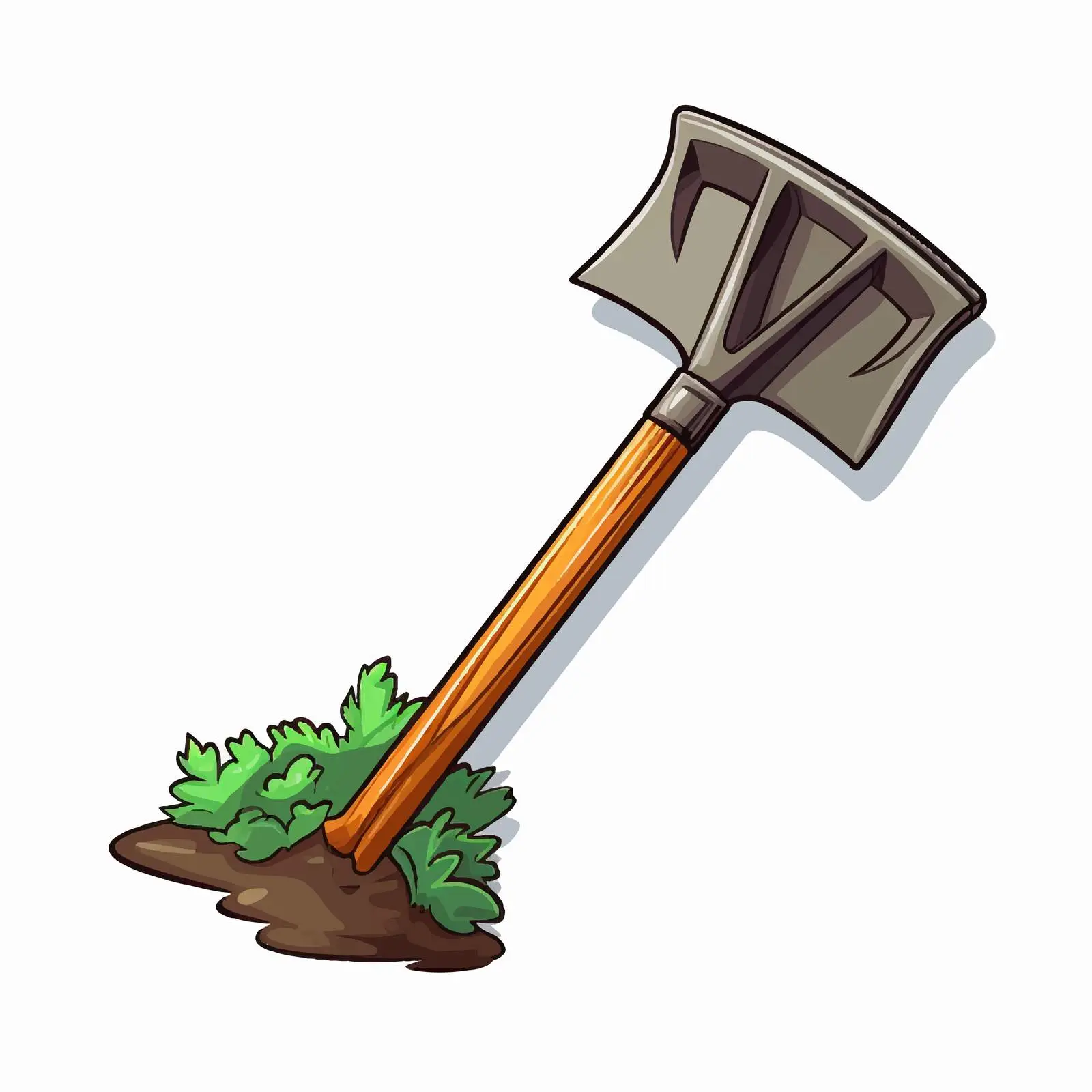 Cartoon Rake Gardening Tool Vector Illustration — free download from Dotvec