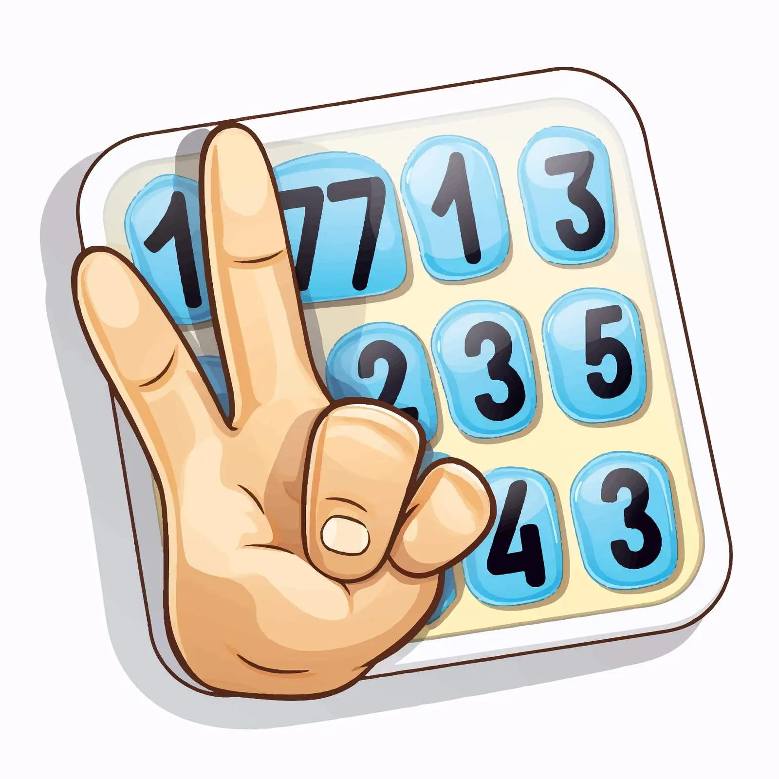 Math Time Sticker Template Design — free download from Dotvec