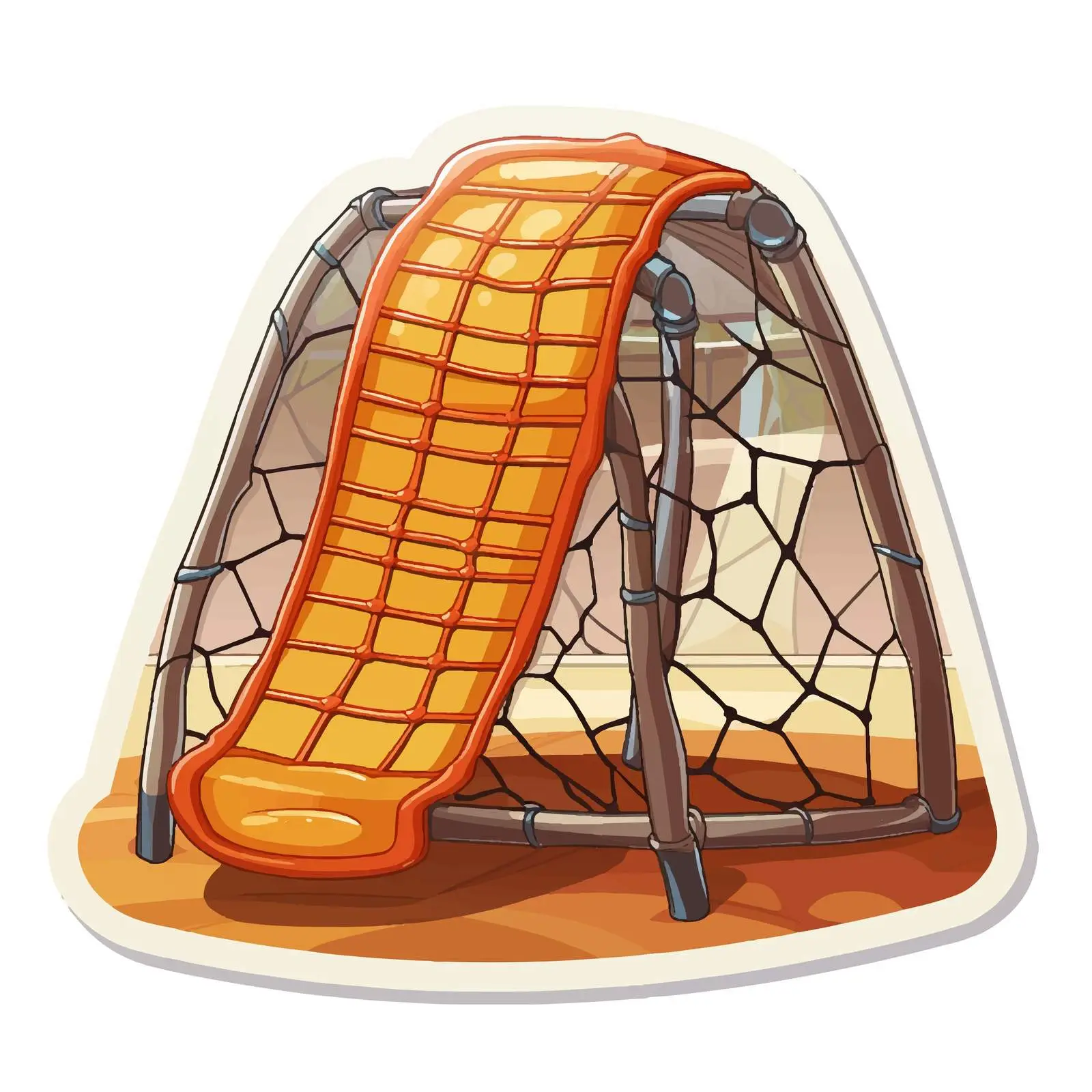 Climbing Net Playground Sticker Template — free download from Dotvec