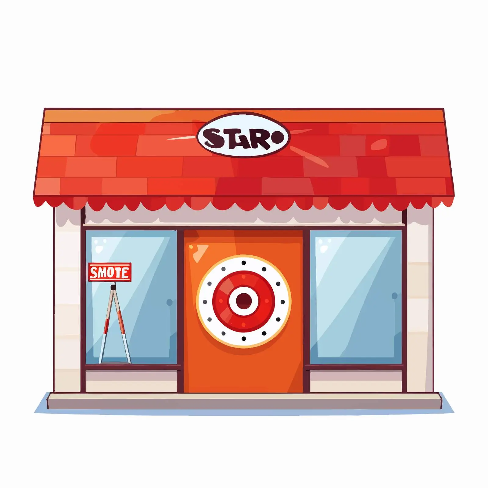 Dart Game Store Front Sticker Template — free download from Dotvec