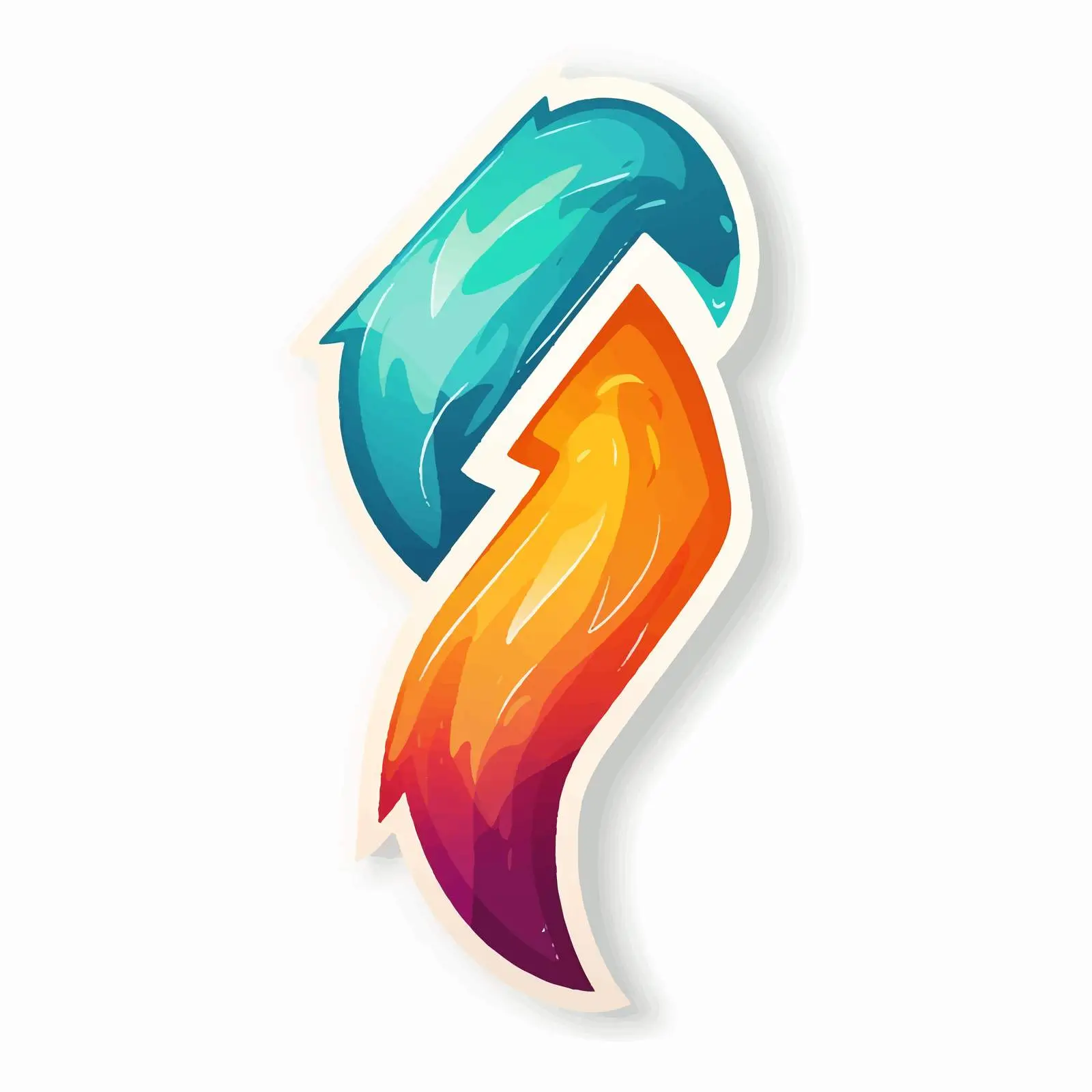 Arrow Shape Go Banner Sticker Template — free download from Dotvec