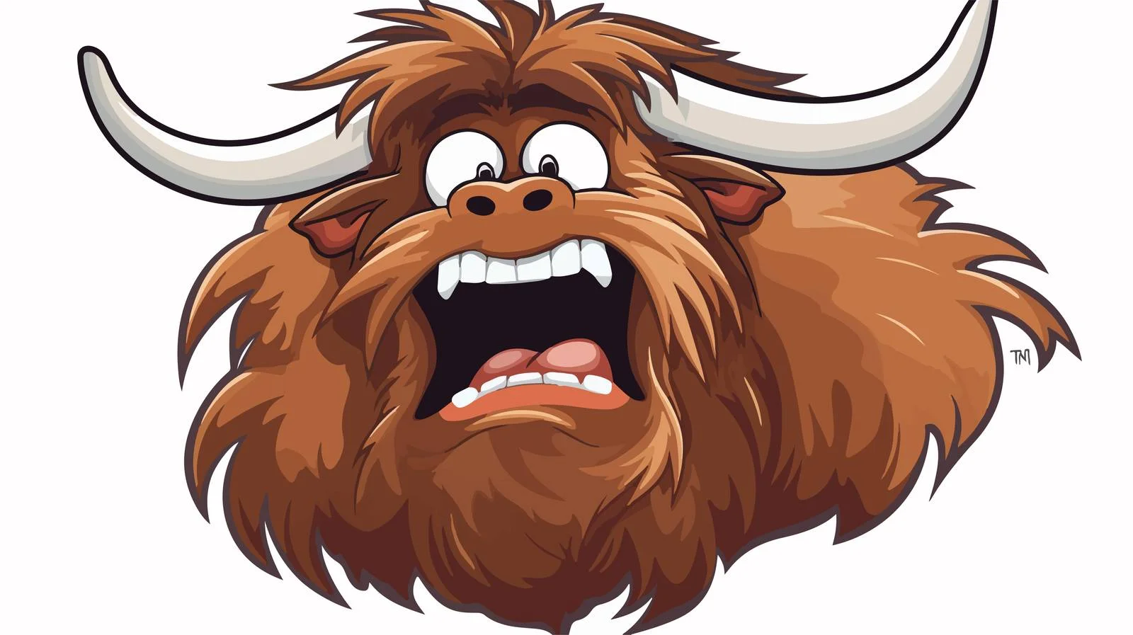 Funny Cartoon Cow Sticker Vector — free download from Dotvec