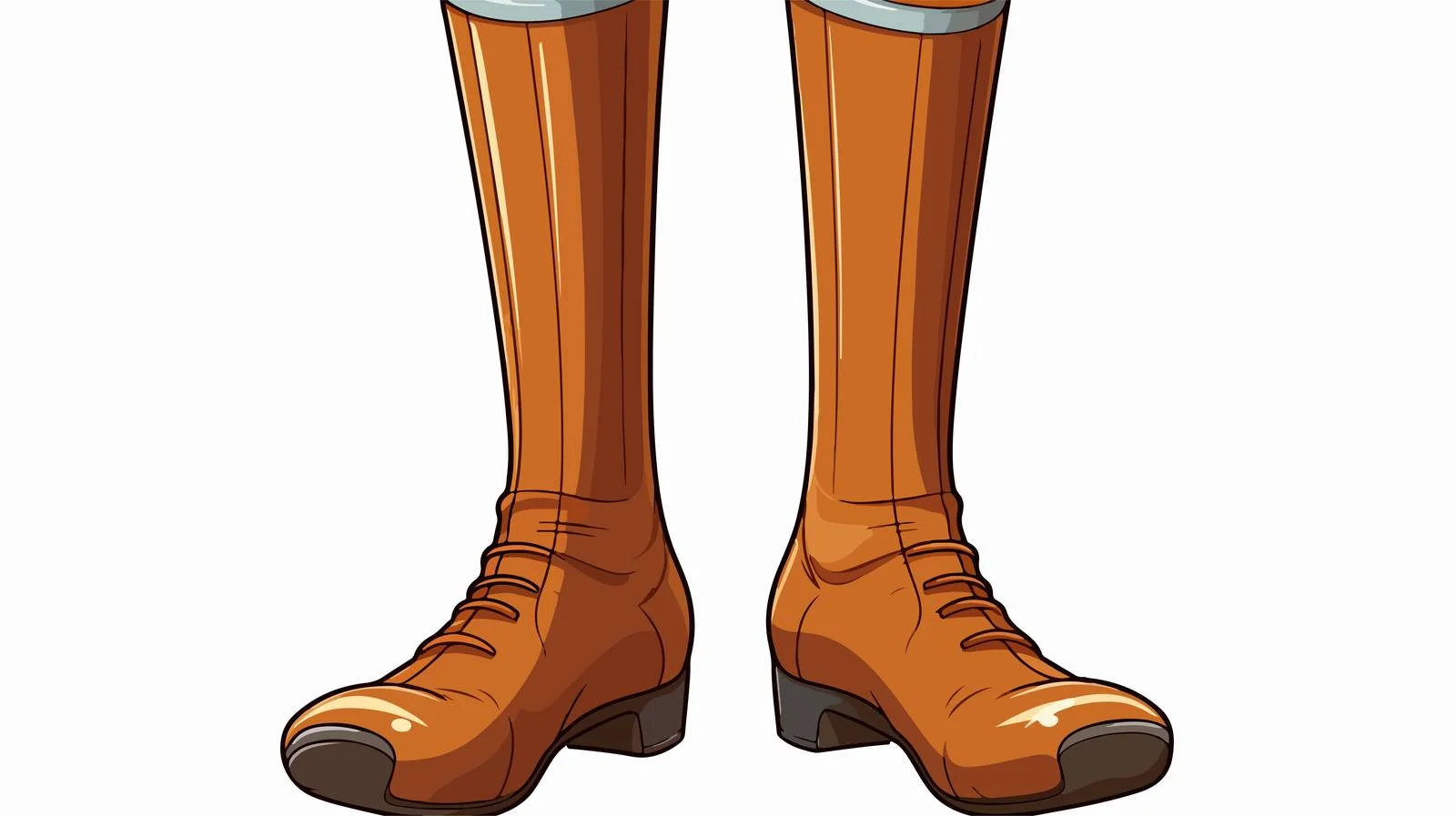 Cartoon Legs Sticker Vector Illustration — free download from Dotvec