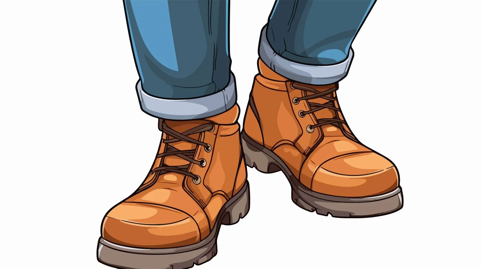 Cartoon Legs Sticker Vector Illustration — free download from Dotvec