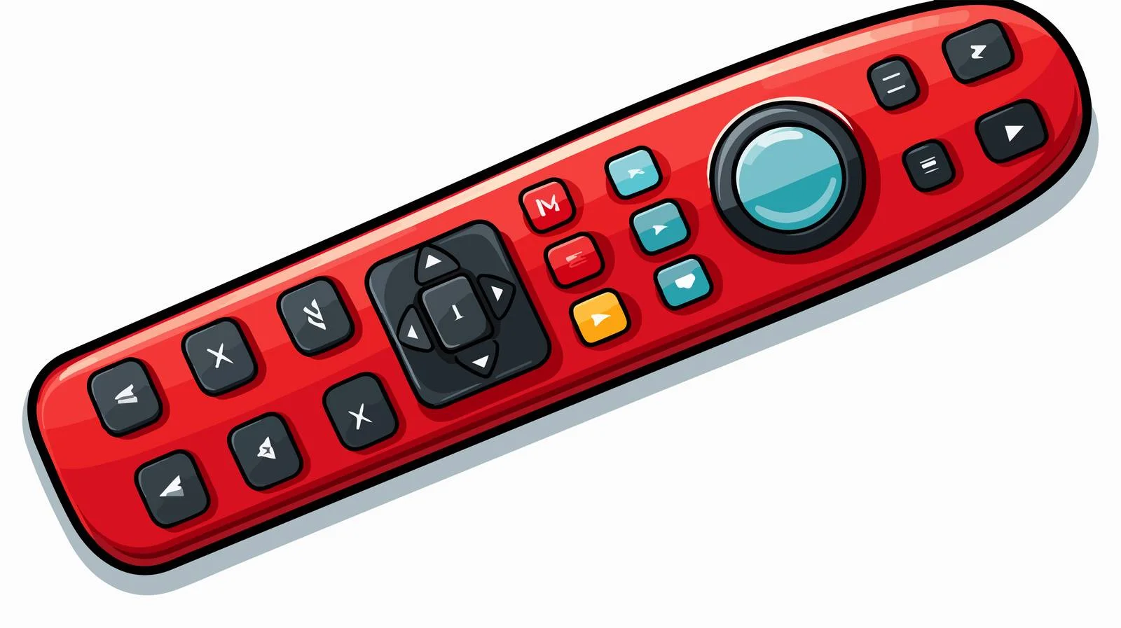 Cartoon Remote Control Car Sticker — free download from Dotvec