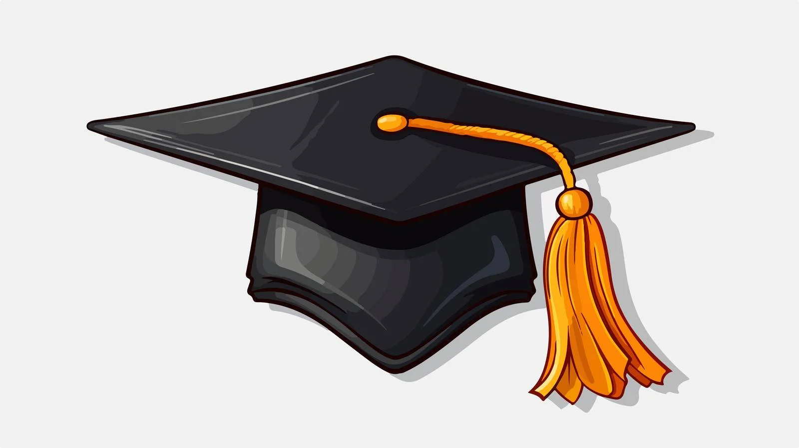 Cute Cartoon Graduation Diploma Sticker — free download from Dotvec