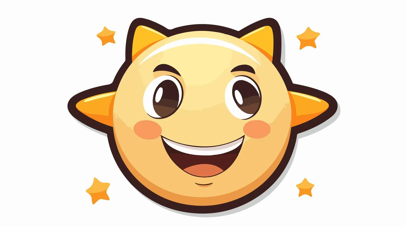 Adorable Cartoon Magnet Sticker — free download from Dotvec