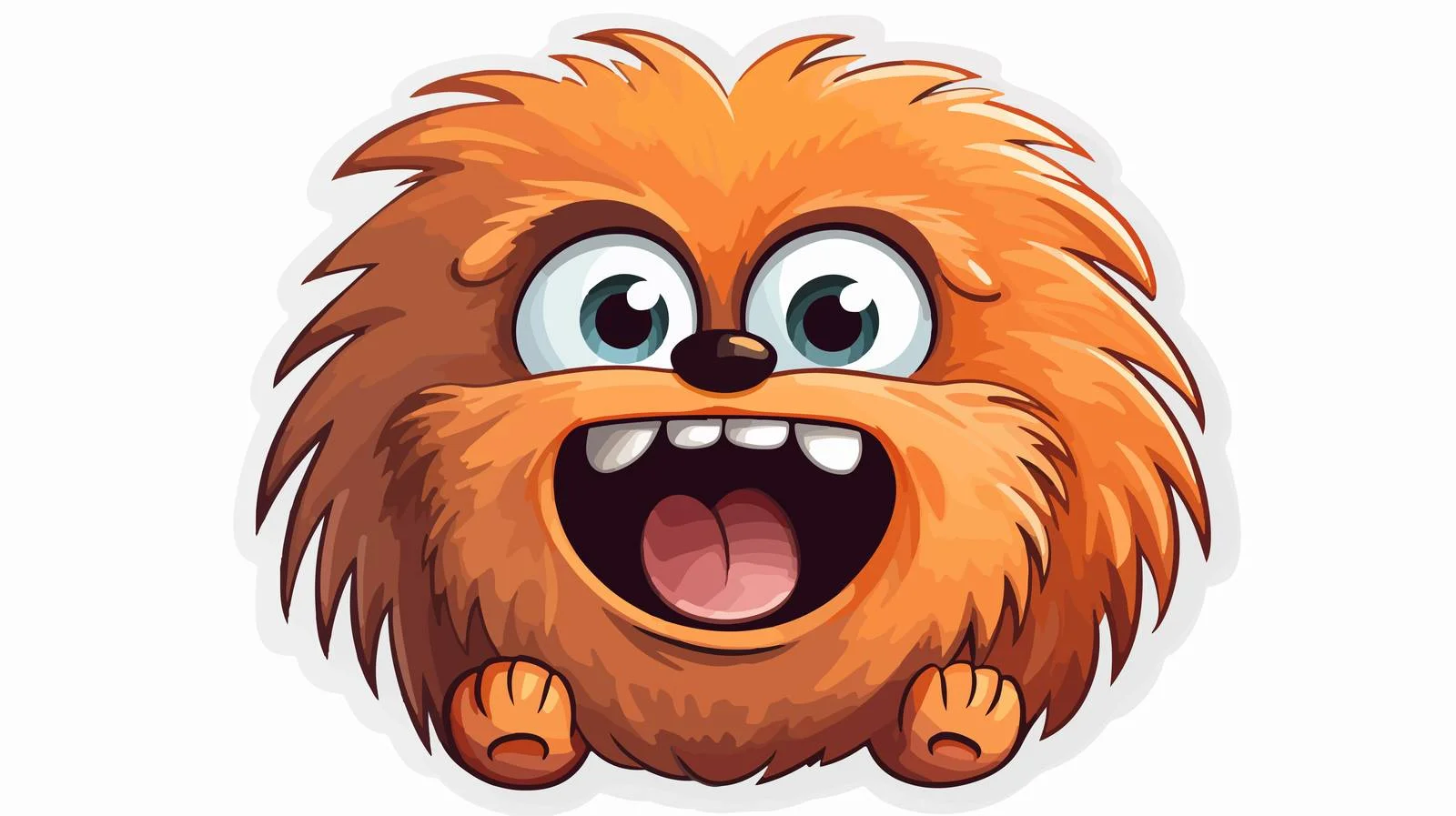 Cute Cartoon Magnet Sticker — free download from Dotvec