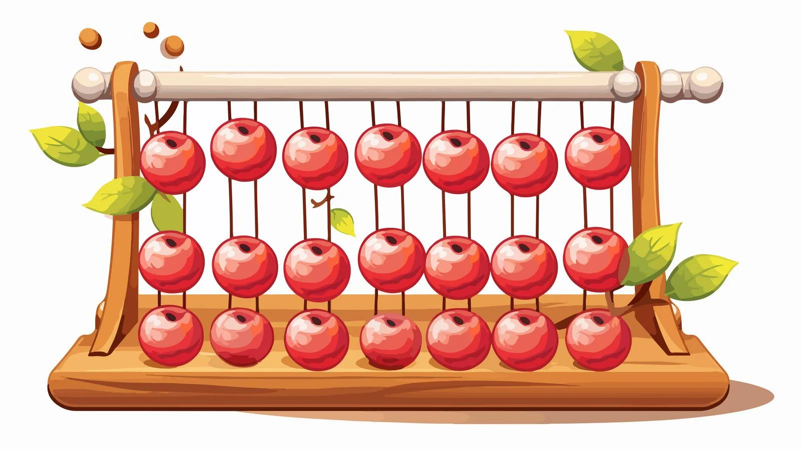 Maths Abacus Cartoon Sticker — free download from Dotvec