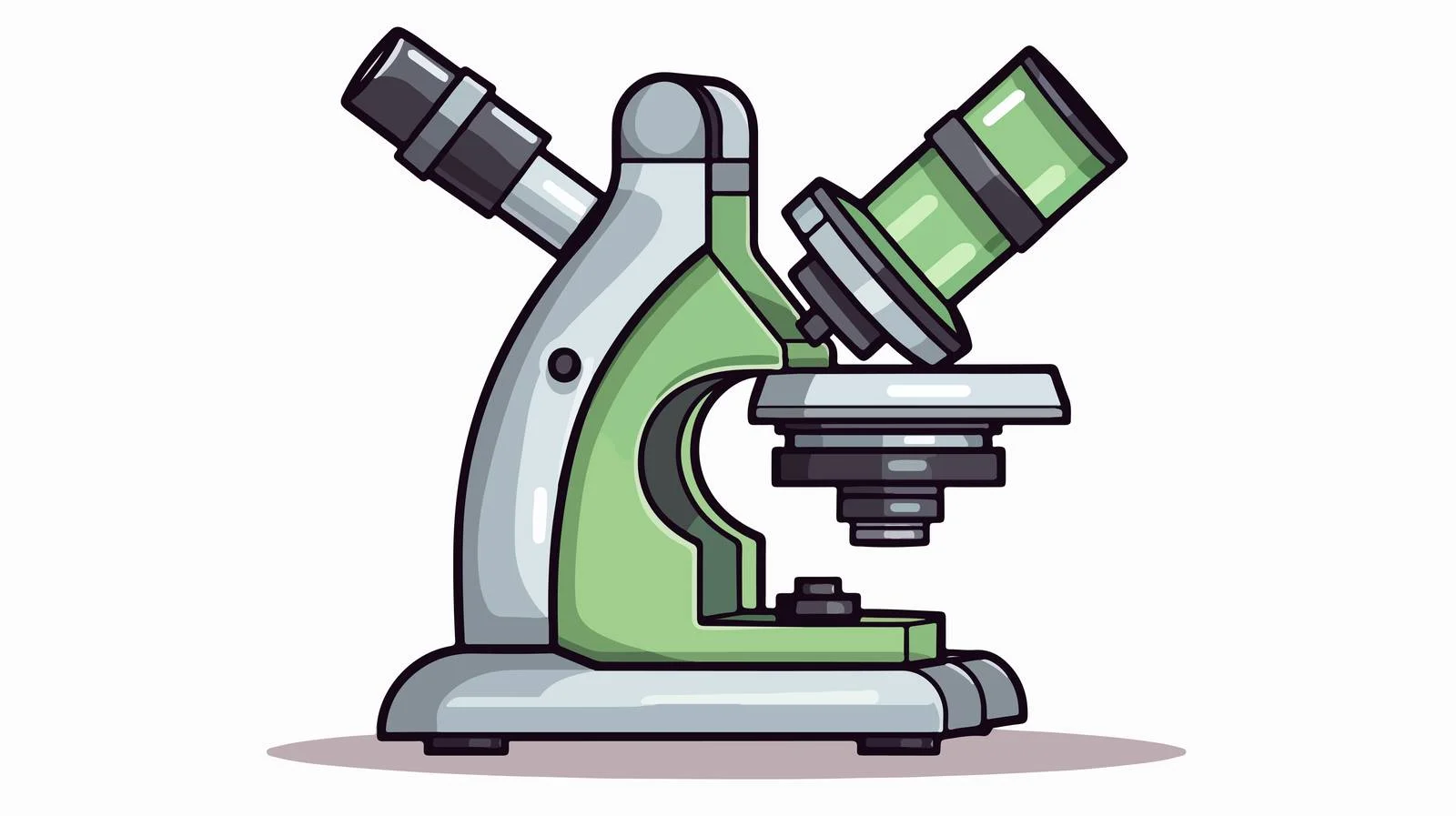 Adorable Microscope Sticker — free download from Dotvec