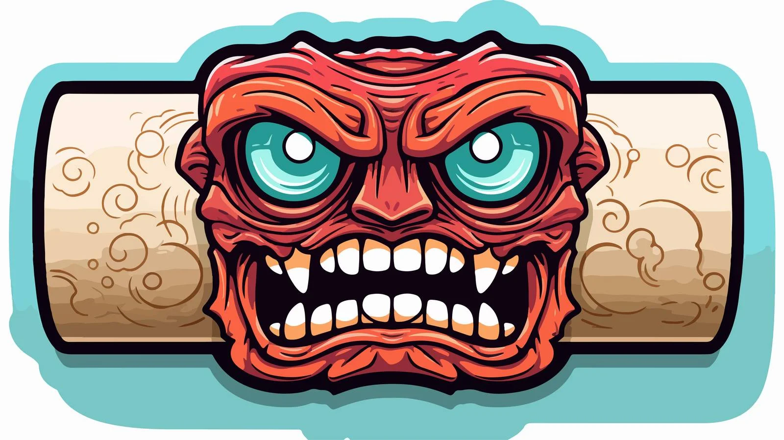 Unique Toilet Paper Sticker — free download from Dotvec