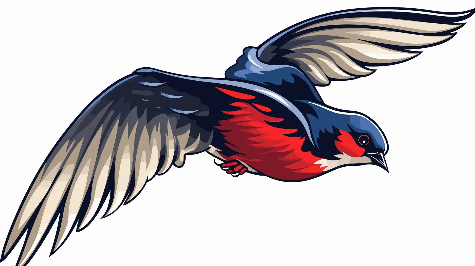 Swallow Tattoo Sticker — free download from Dotvec